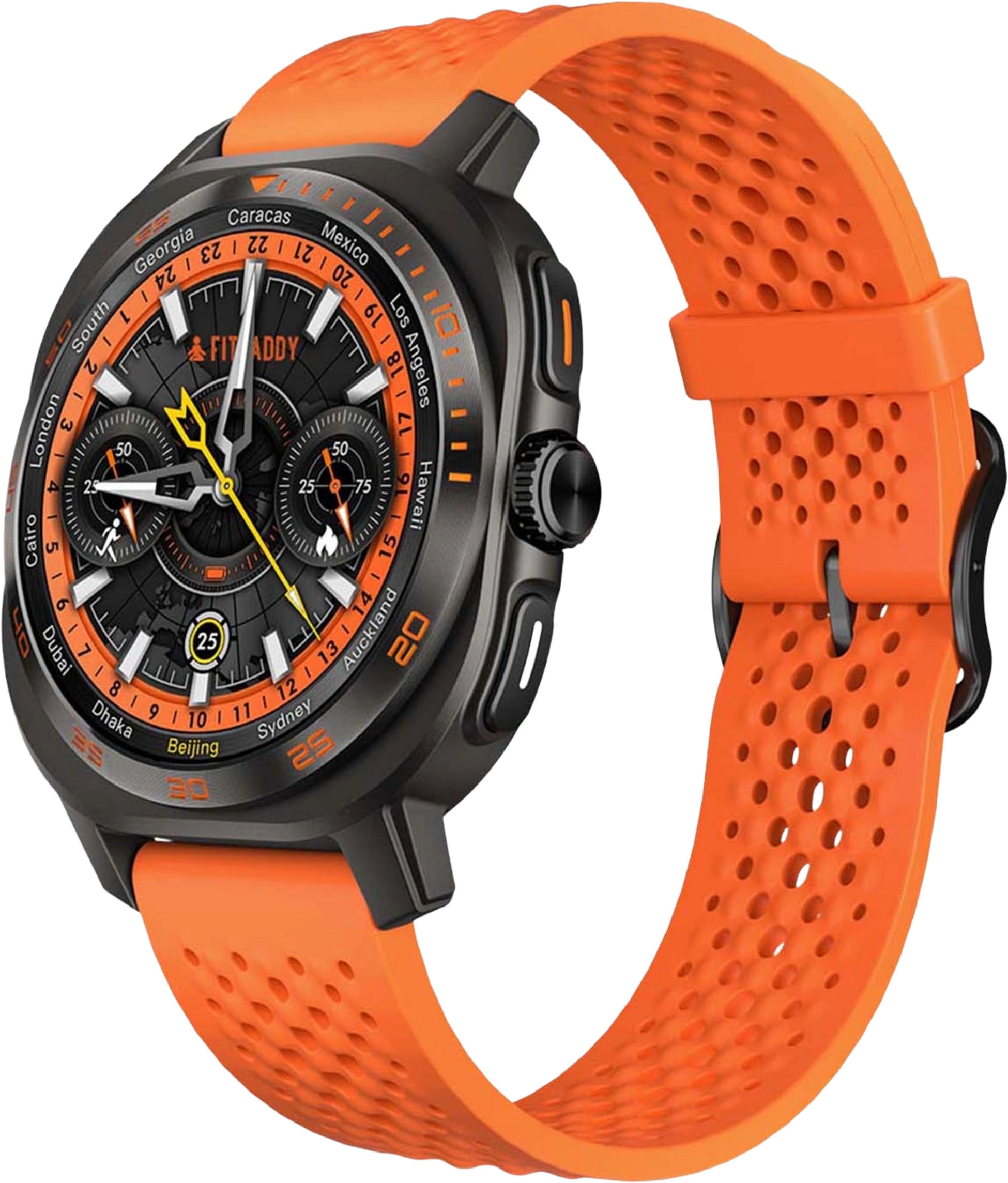 FITPADDY, Smartklocka Fitwatch Pro Inkl 2 Armband