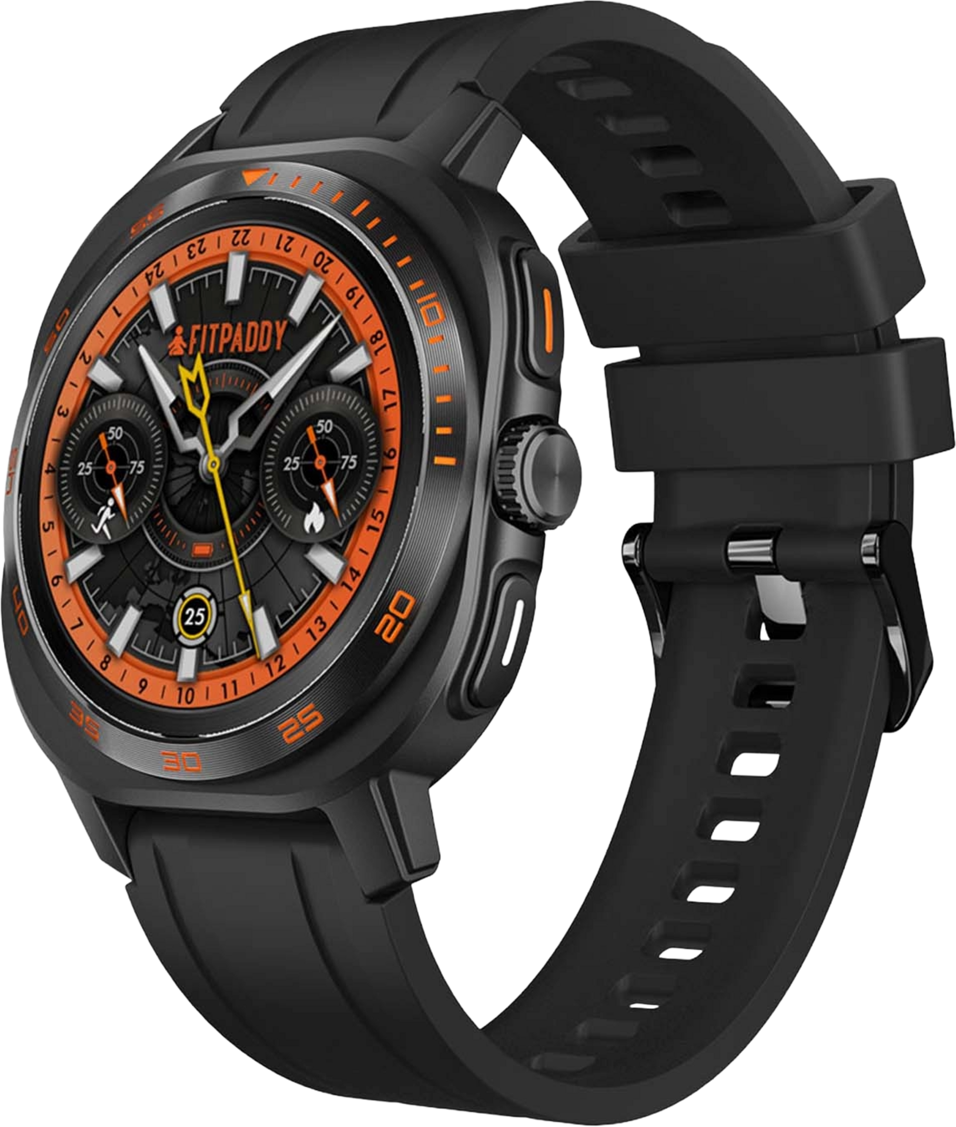 FITPADDY, Smartklocka Fitwatch Pro Inkl 2 Armband