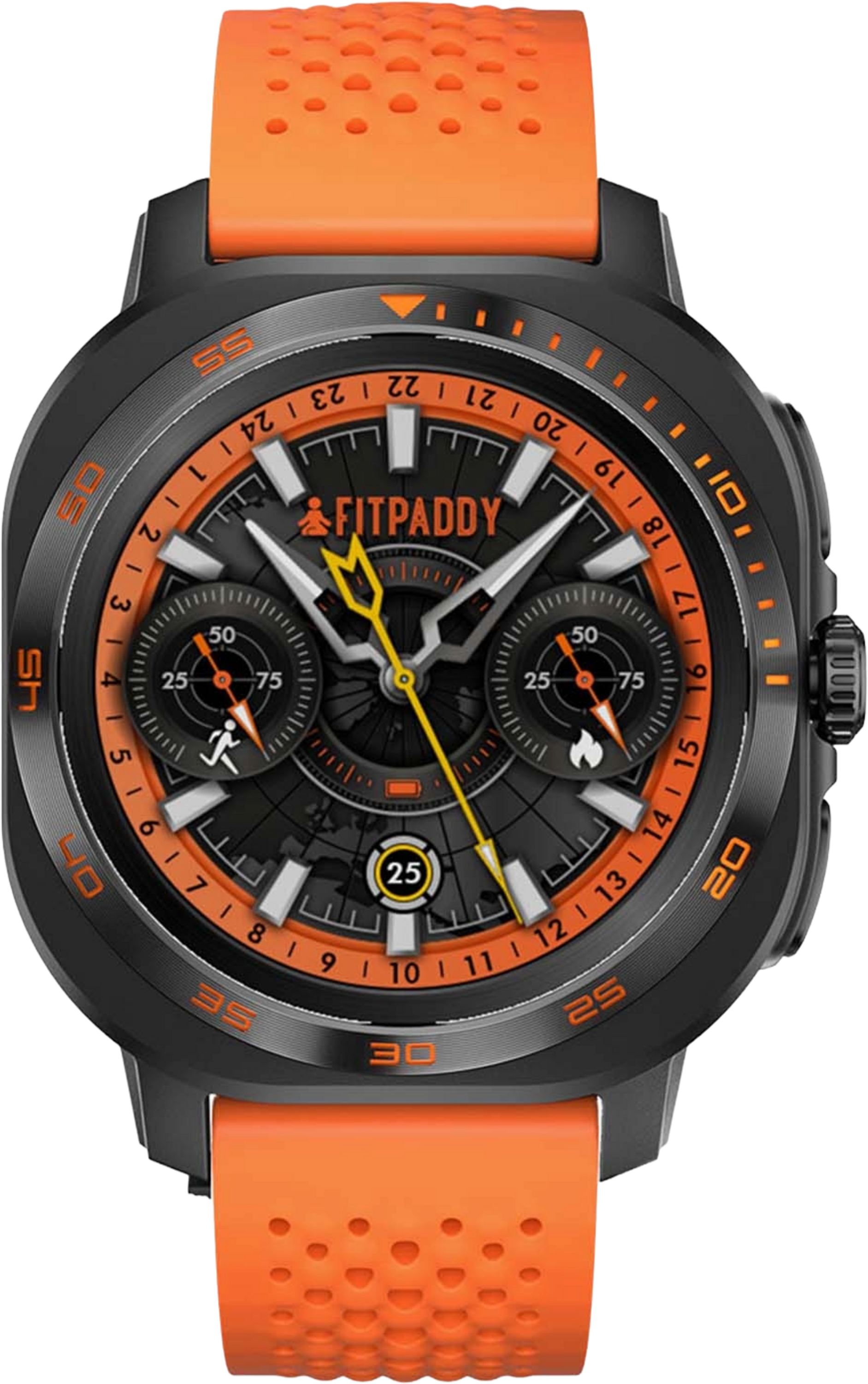 FITPADDY, Smartklocka Fitwatch Pro Inkl 2 Armband