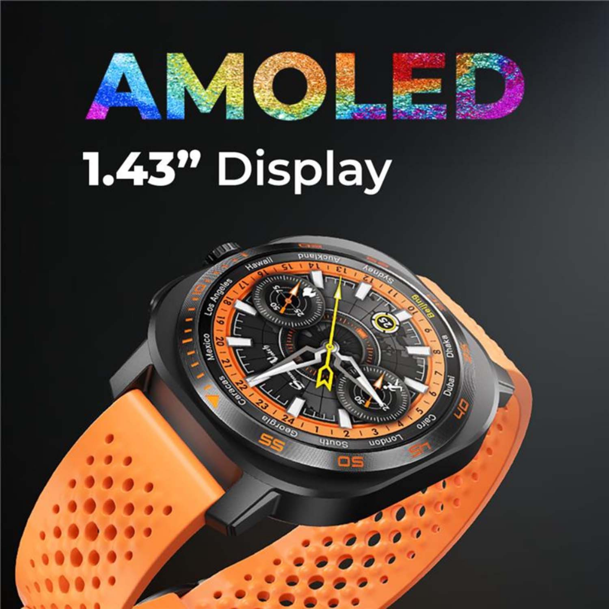 FITPADDY, Smartklocka Fitwatch Pro Inkl 2 Armband