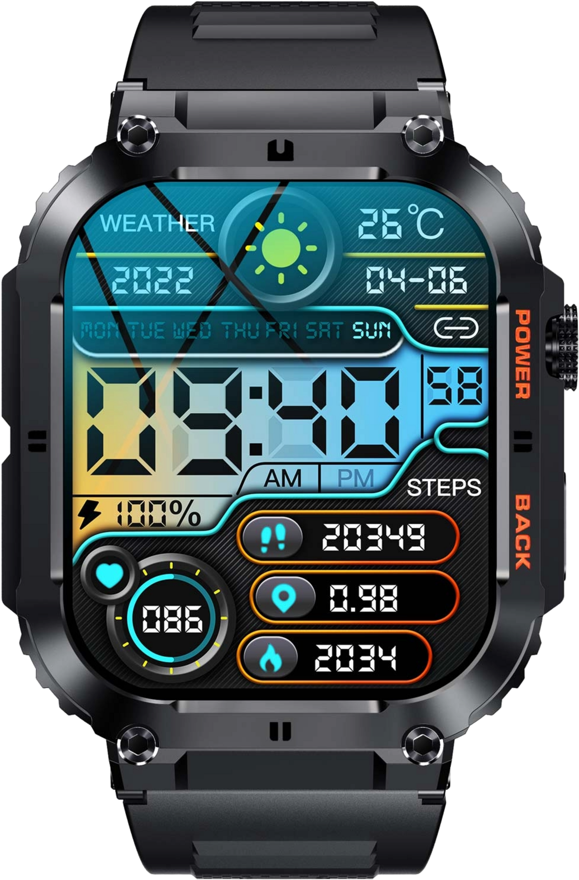 DENVER, Smartwatch Bluetooth Sport