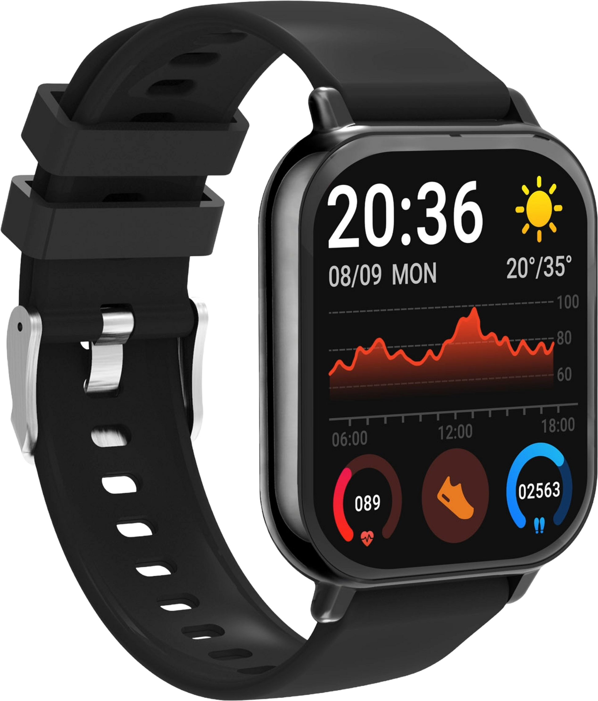 DENVER, Smartwatch Ip65 1,81" Tft Swc-176b