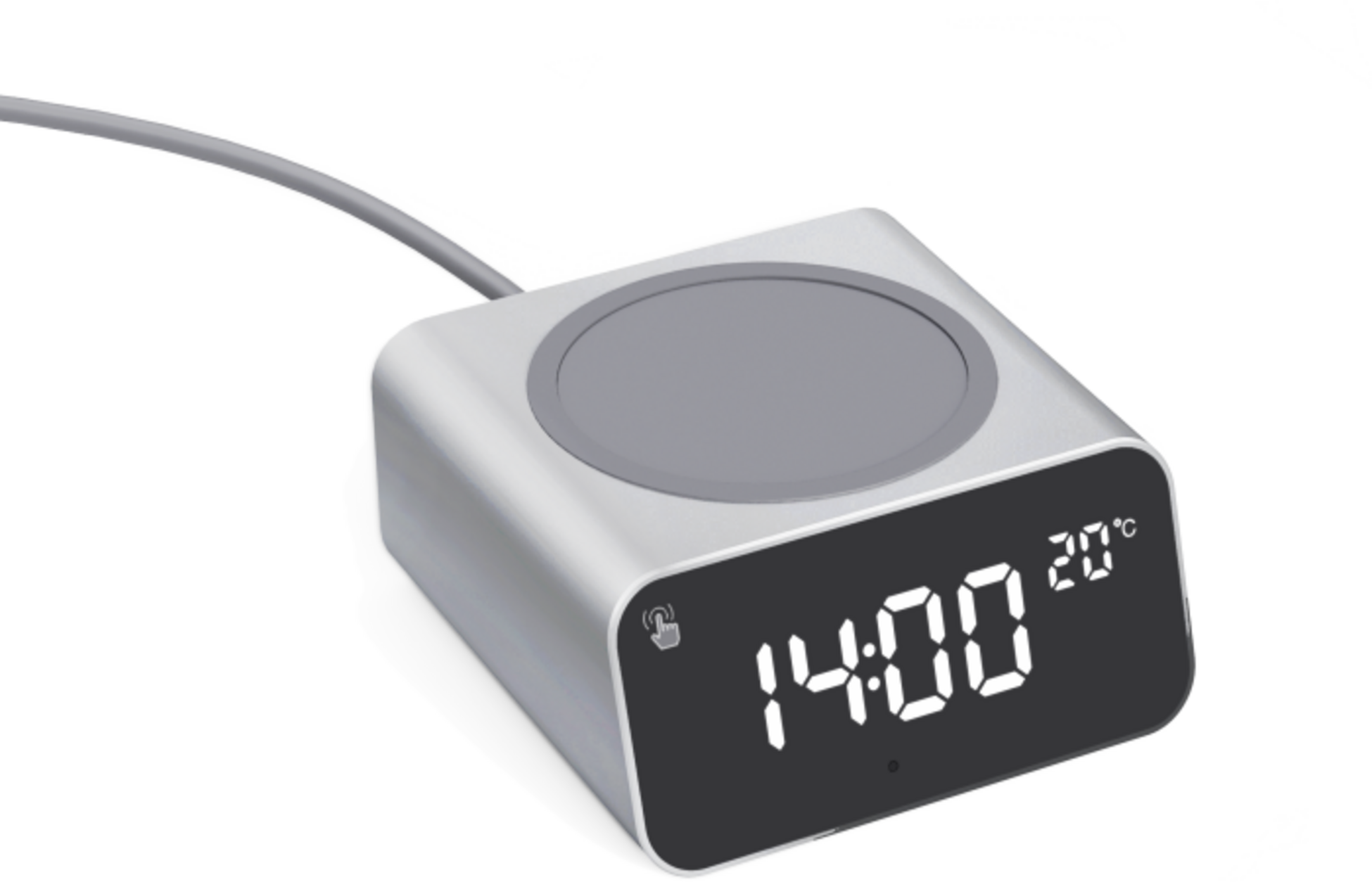 XOOPAR, Snabb Induktionsladdare 15w - Reddi Charge Silver