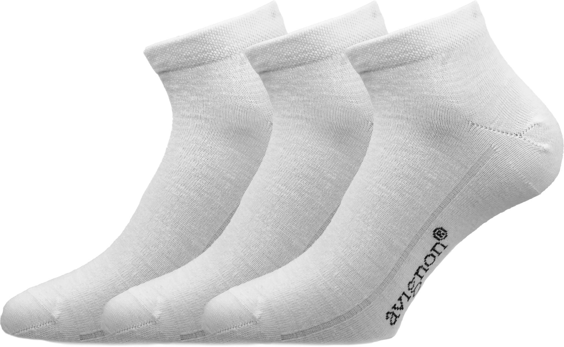 AVIGNON, Sneaker Ull - 3-pack L&aring;g Vit