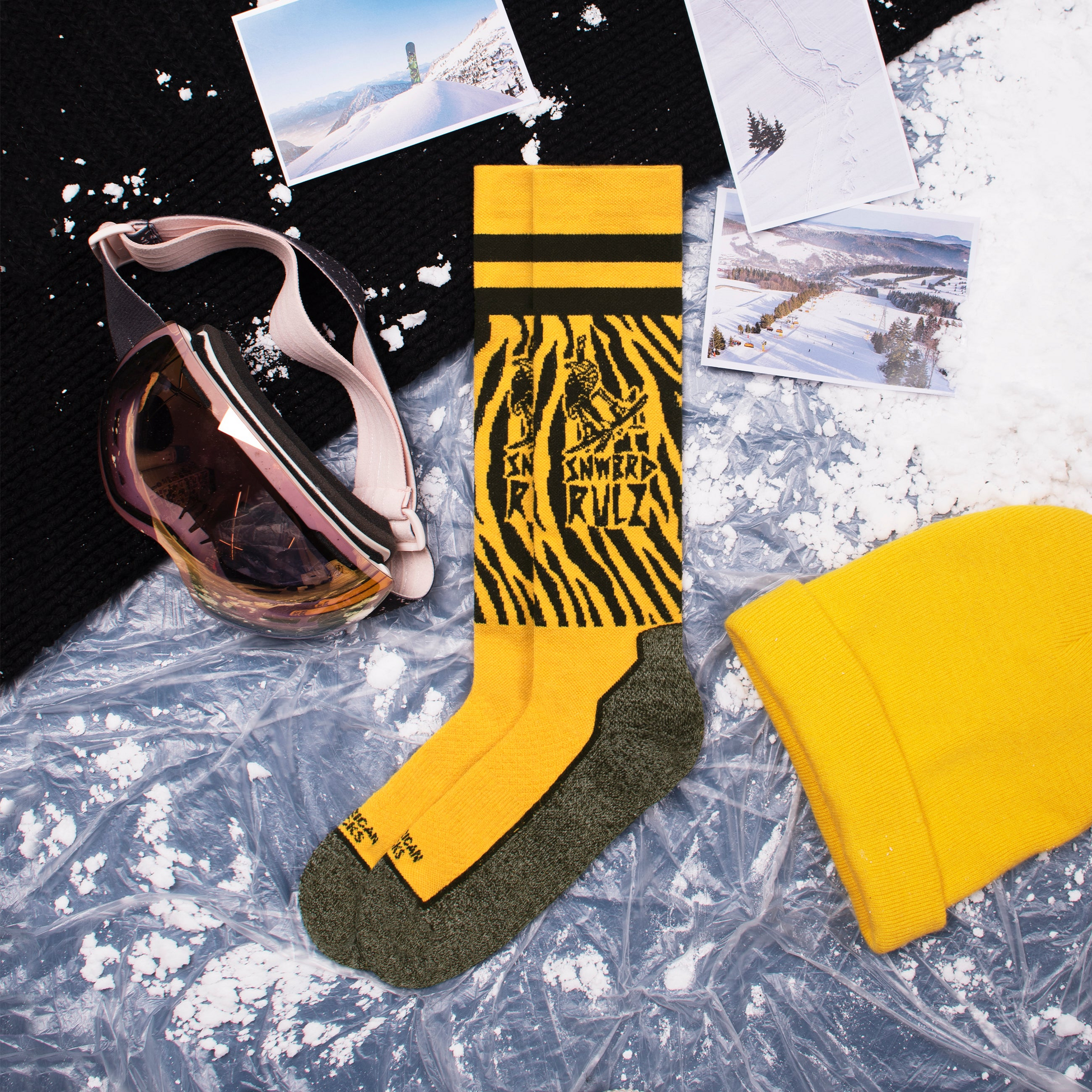 AMERICAN SOCKS, Snowboard Rules - Snow Socks