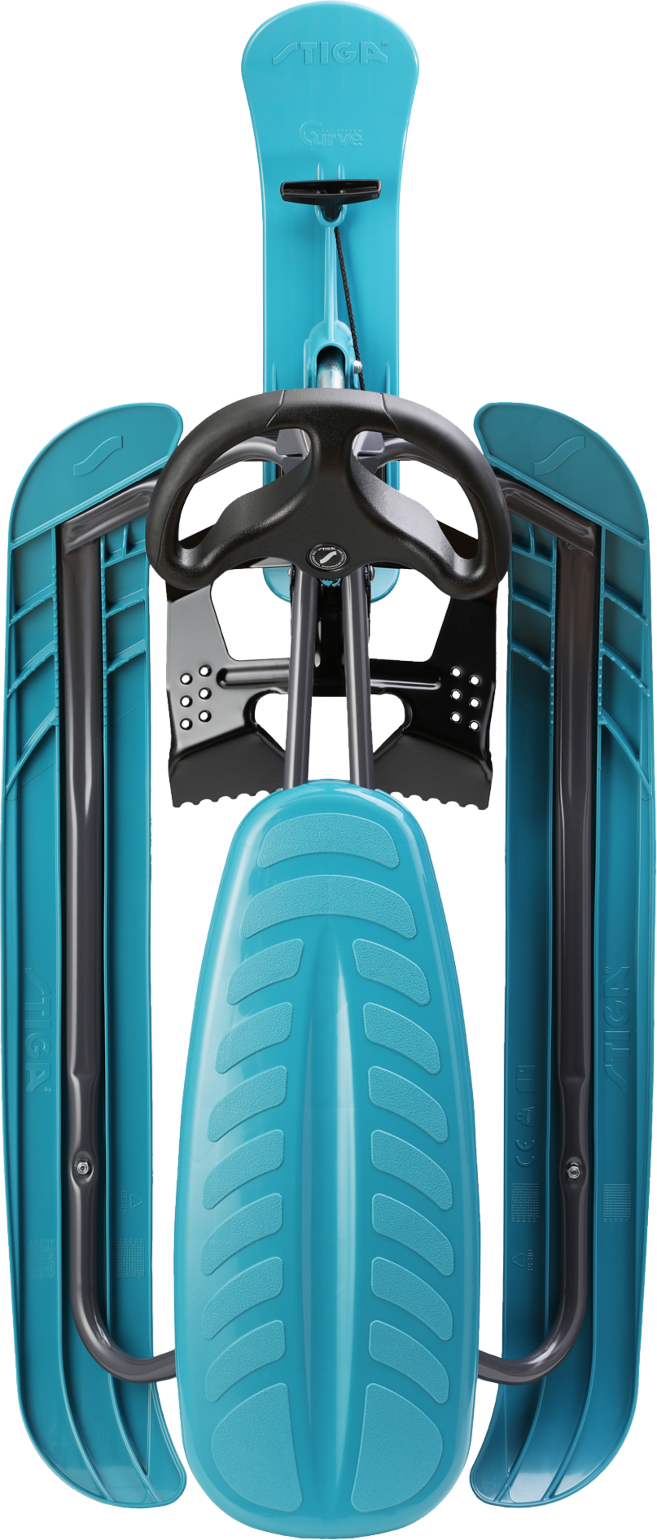 STIGA, Snowracer Curve Bio Gr Grey/aqua