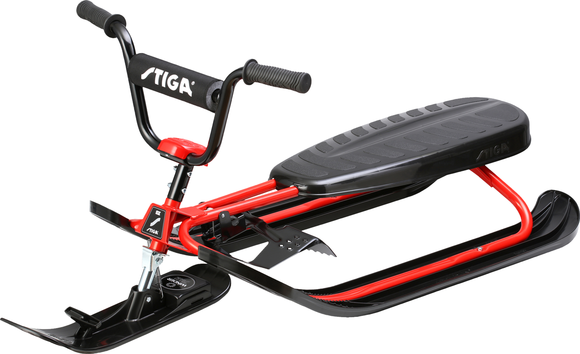 STIGA, Snowracer Curve Sx Incl Seat Cover Red/black