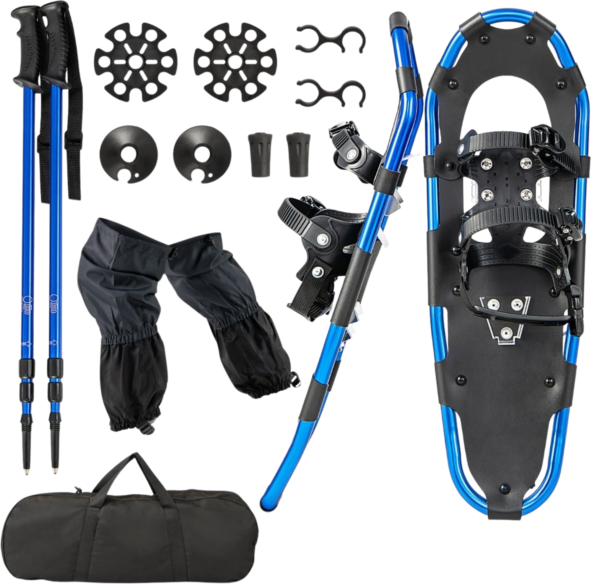 NORTHIX, Snowshoe Set With Double Ratchet Bindings, 53cm, Navy Blue