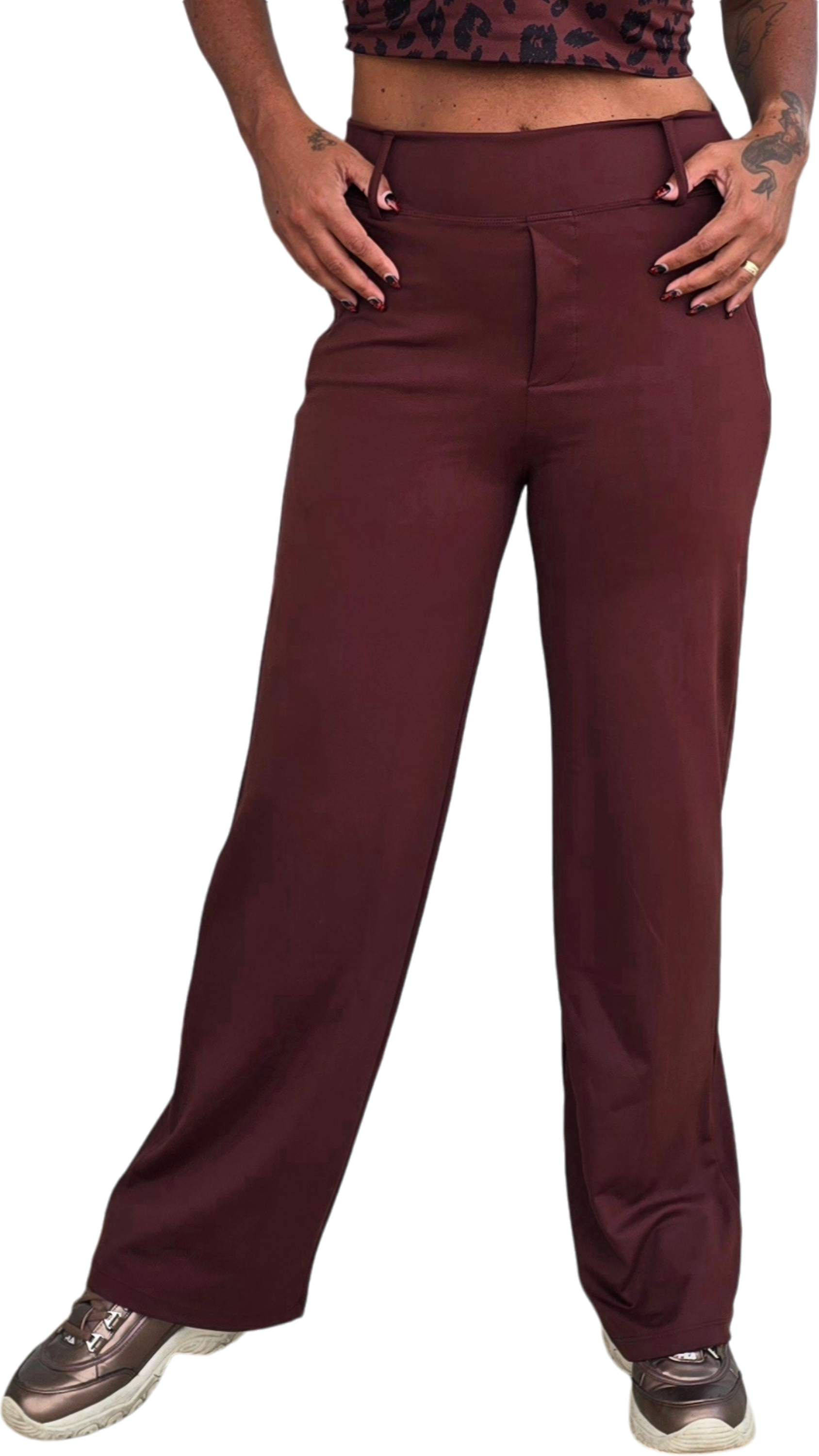 SHE DID, Snygga Byxor Kaffe