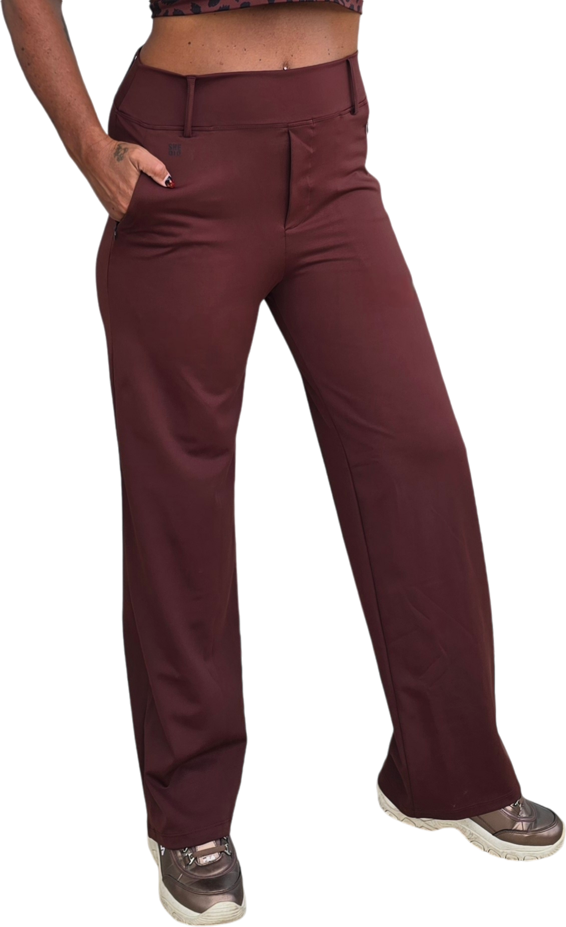 SHE DID, Snygga Byxor Kaffe