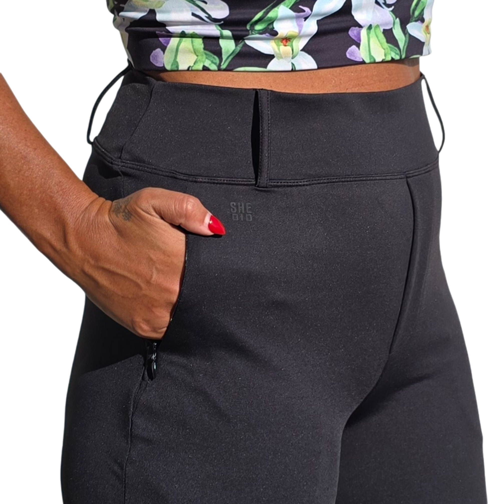 SHE DID, Snygga Byxor Svarta L&aring;nga