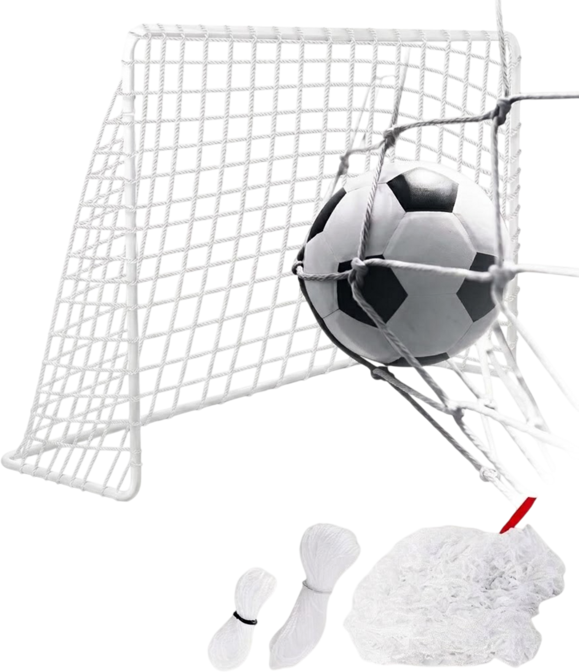 B2X, Soccer Goal Net 300x200x90 Cm With Mounting Cords
