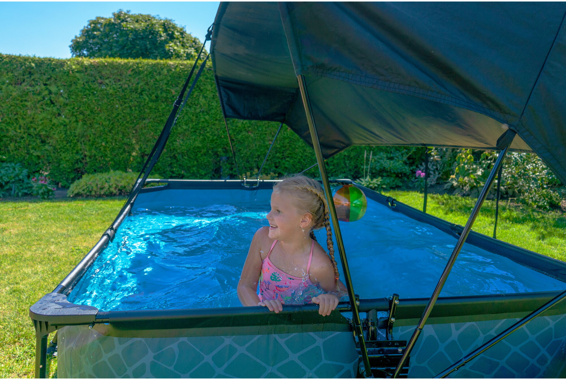 EXIT, Solsegel För Pool 220x150cm - Universell