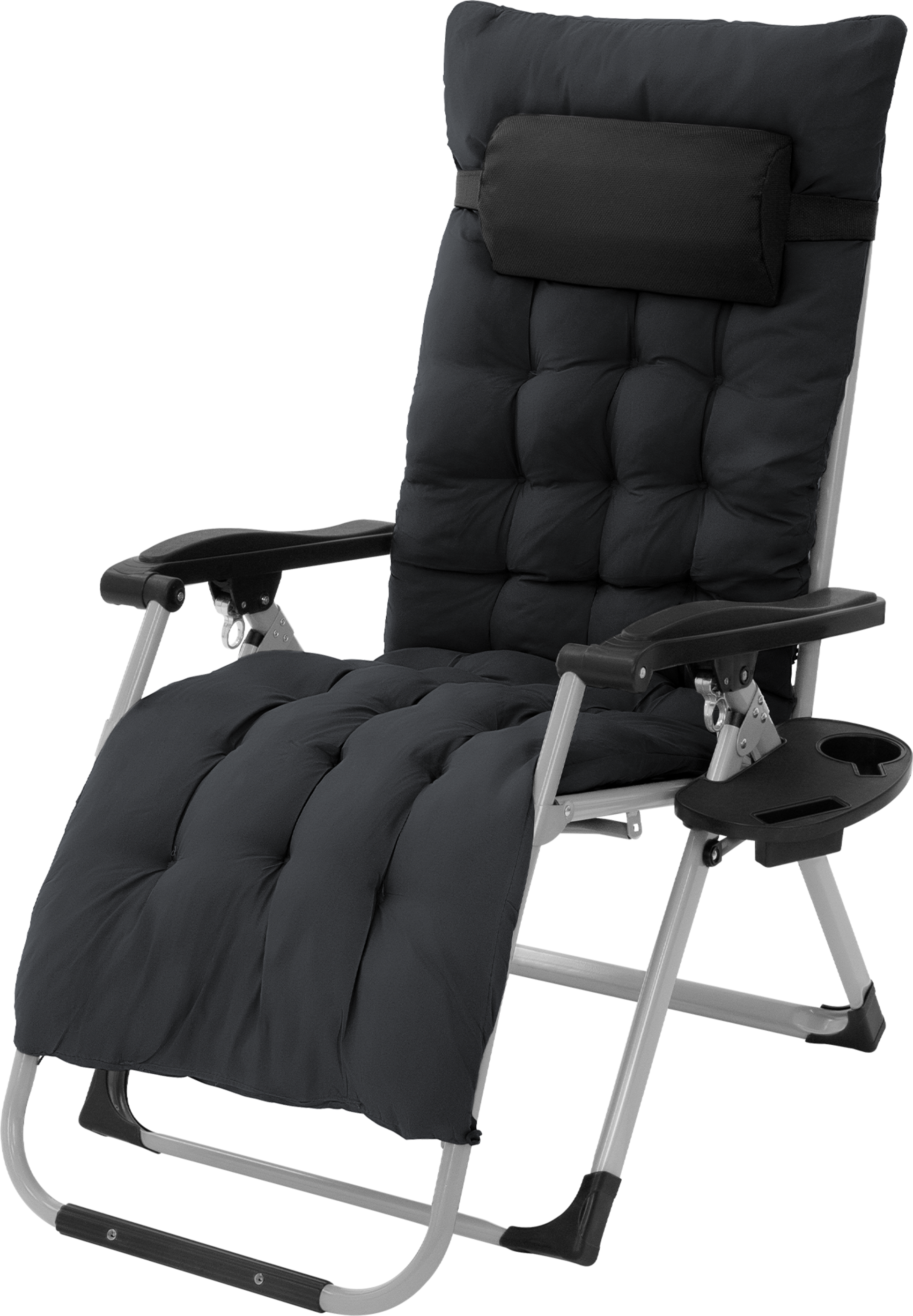 HAUKI, Solstol Upp Till 120 Kg Hopfällbar Med Dyna Och Nackkudde