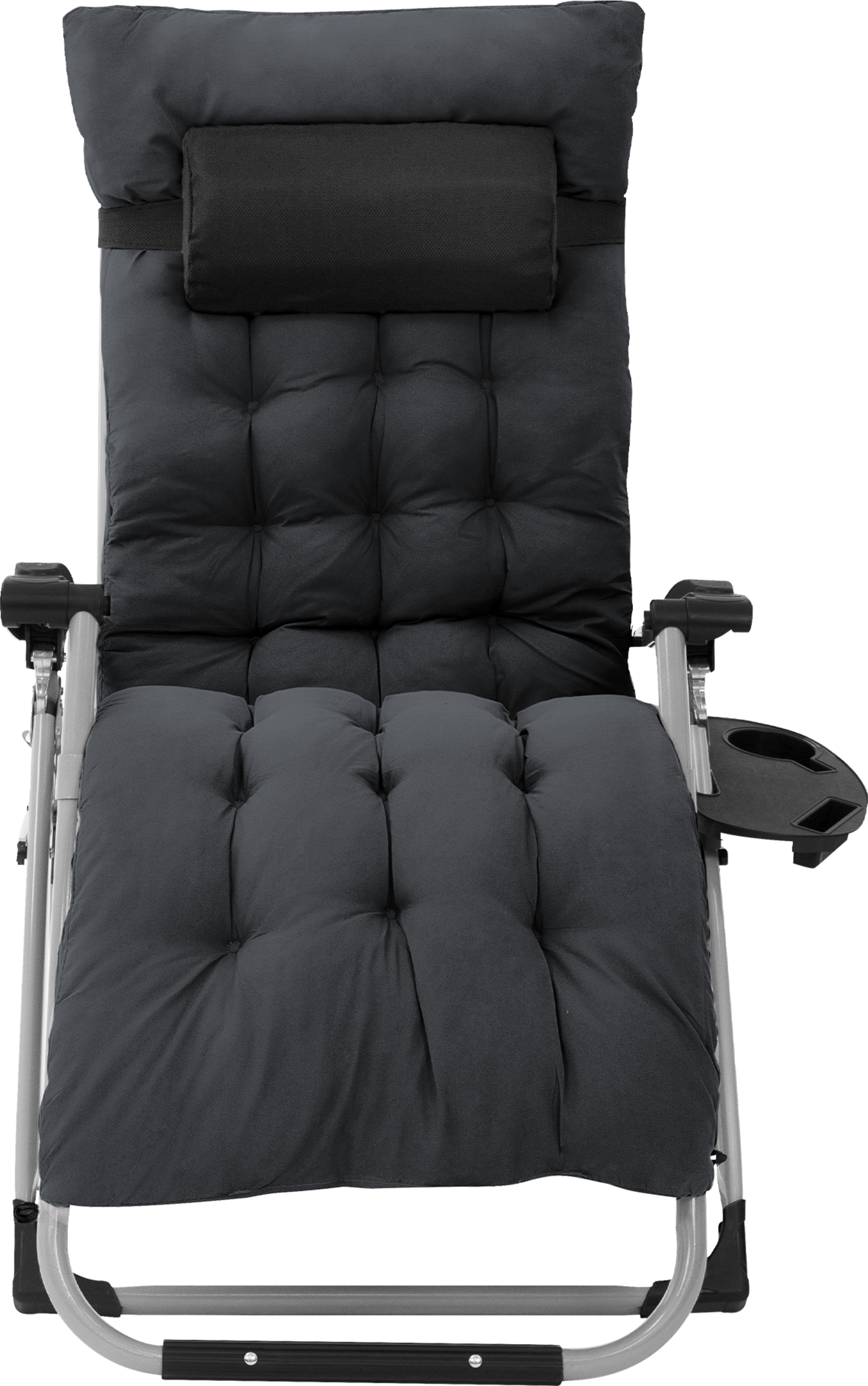 HAUKI, Solstol Upp Till 120 Kg Hopfällbar Med Dyna Och Nackkudde