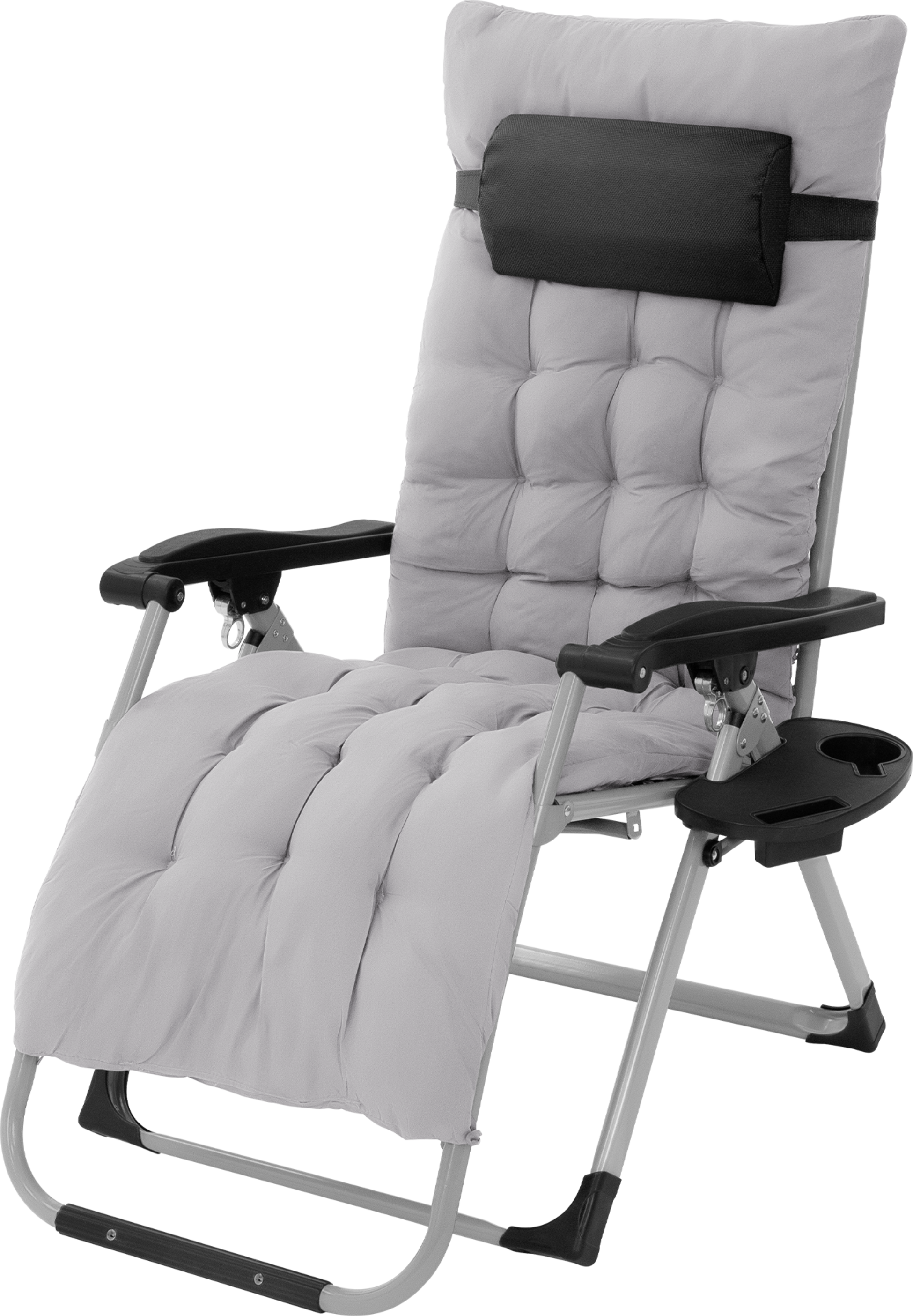 HAUKI, Solstol Upp Till 120 Kg Hopfällbar Med Dyna Och Nackkudde