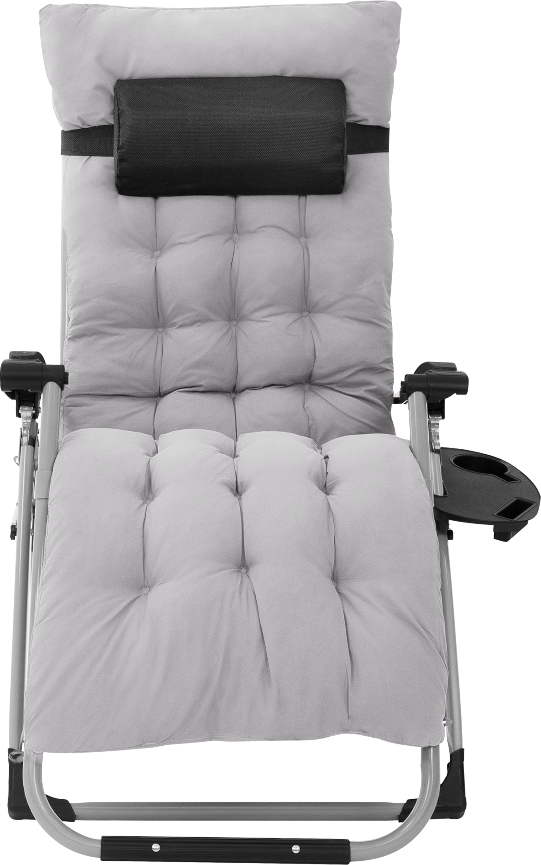 HAUKI, Solstol Upp Till 120 Kg Hopfällbar Med Dyna Och Nackkudde