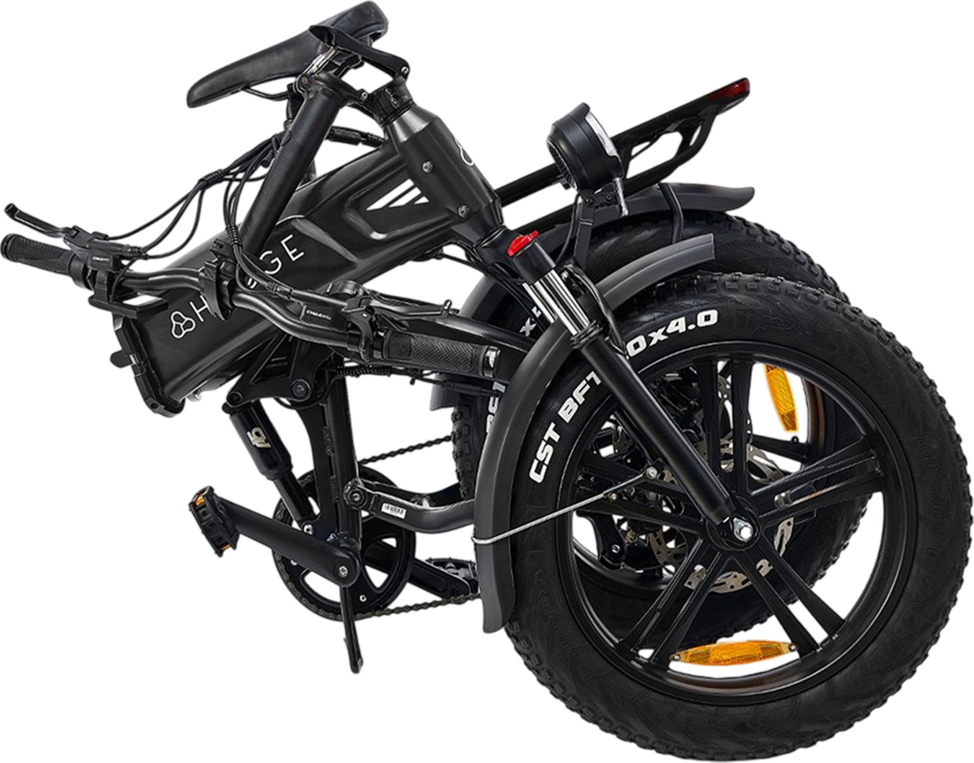 HYGGE BIKES, Sor&oslash; 2026 - Folding Fat Tyre E-bike 48v 14.5ah - Obsidian Black