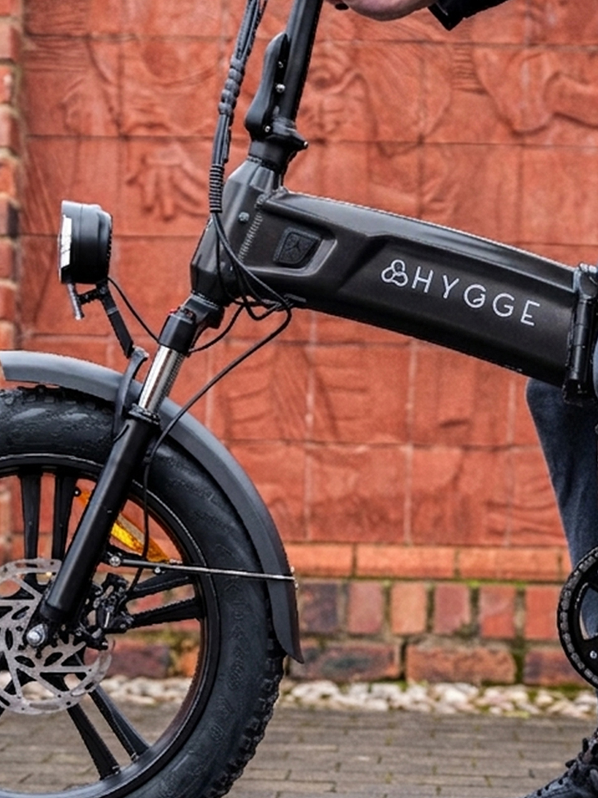 HYGGE BIKES, Sor&oslash; 2026 - Folding Fat Tyre E-bike 48v 14.5ah - Obsidian Black