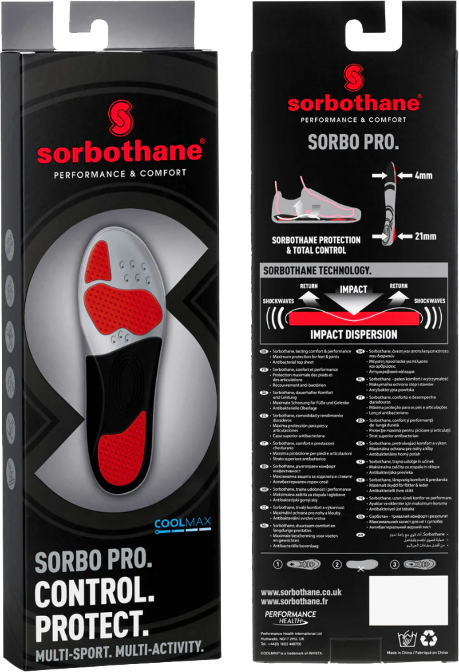 SORBOTHANE, Sorbothane Insoles Sorbo Pro