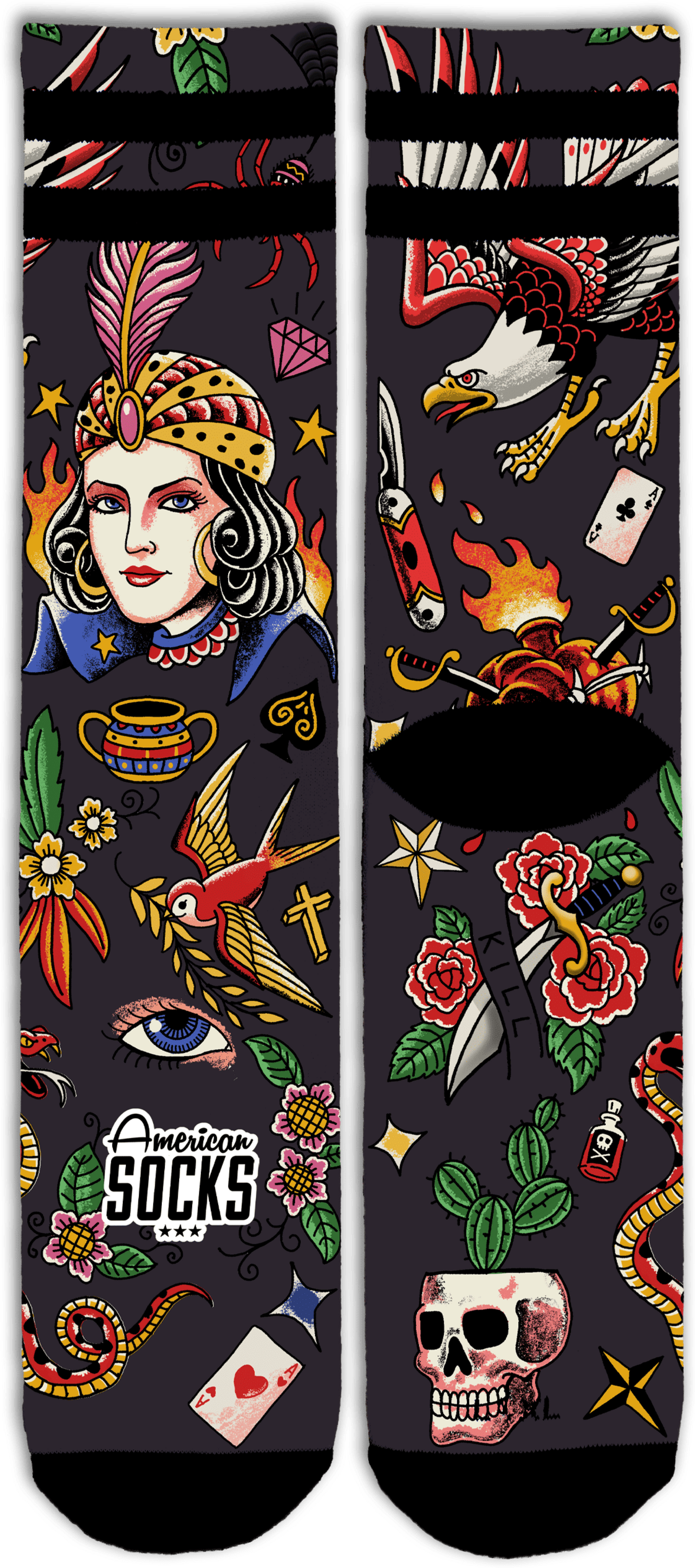 AMERICAN SOCKS, Sorcerer - Mid High