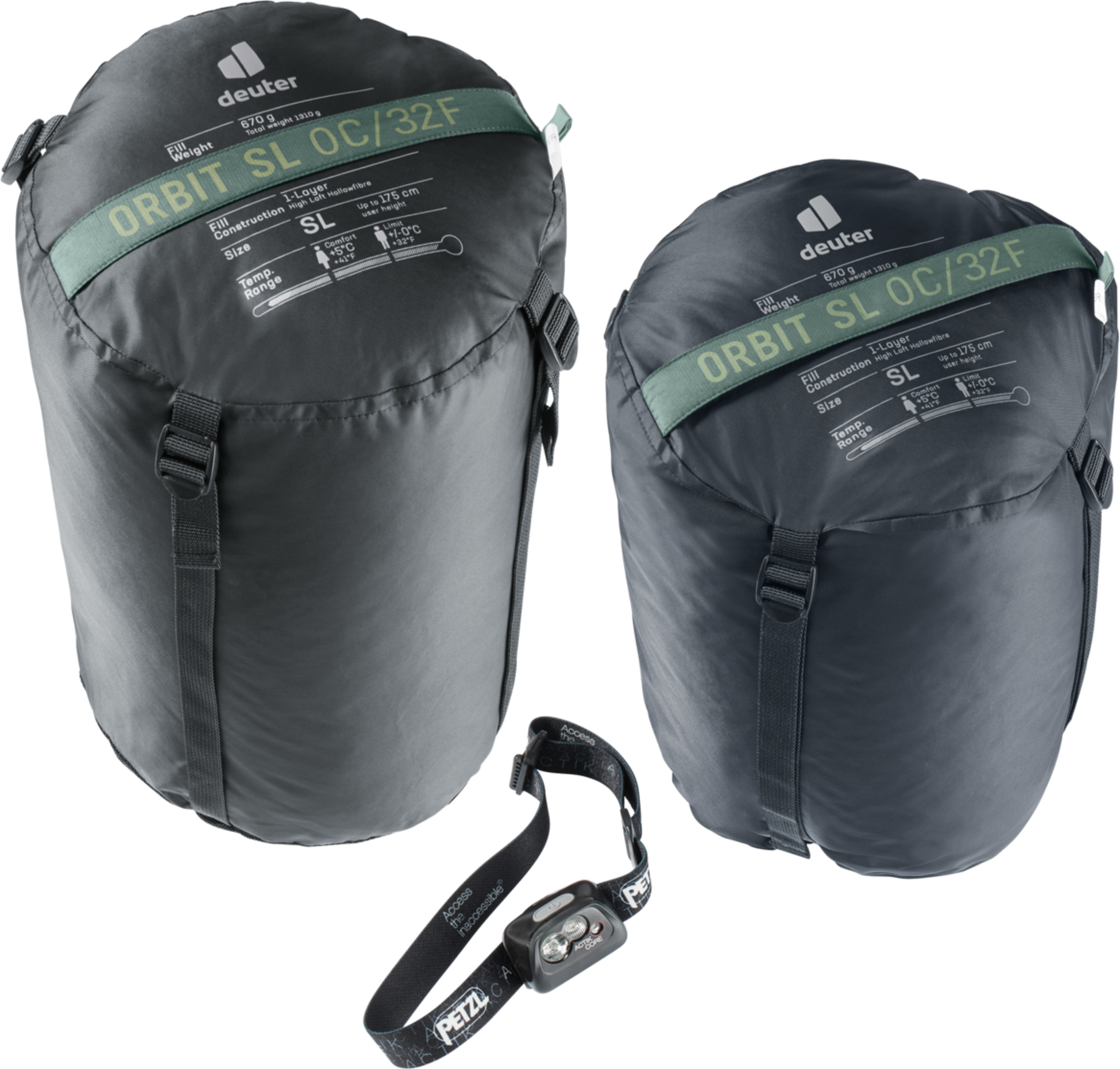 DEUTER, Sovsäck Av Syntetfiber Orbit Sl 0c/32f