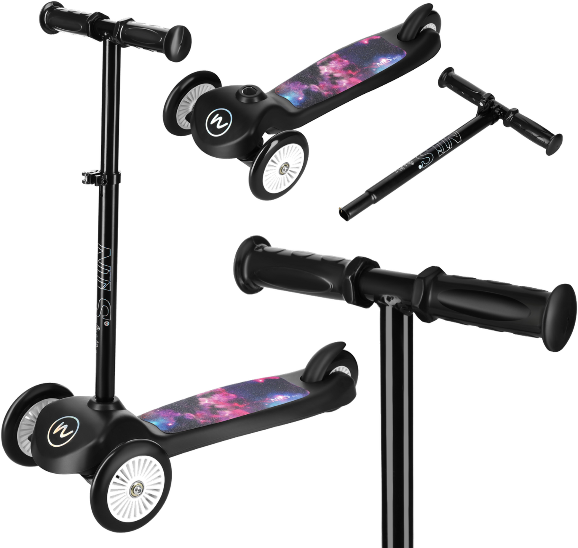 NORTHIX, Space Scooter For Kids, Foldable, Adjustable Handlebar