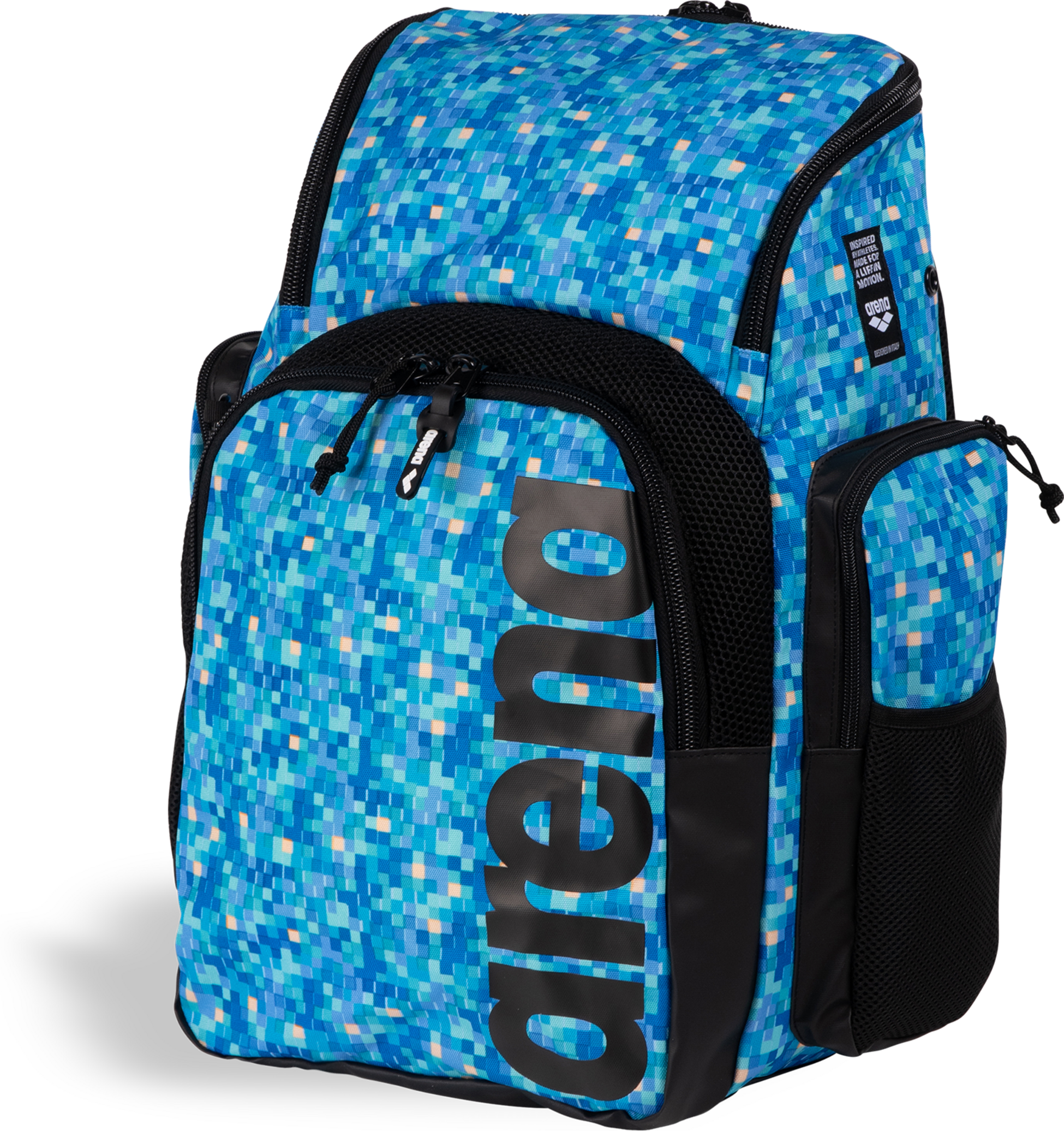 ARENA, Spiky III Backpack 35 Allover Pooltiles