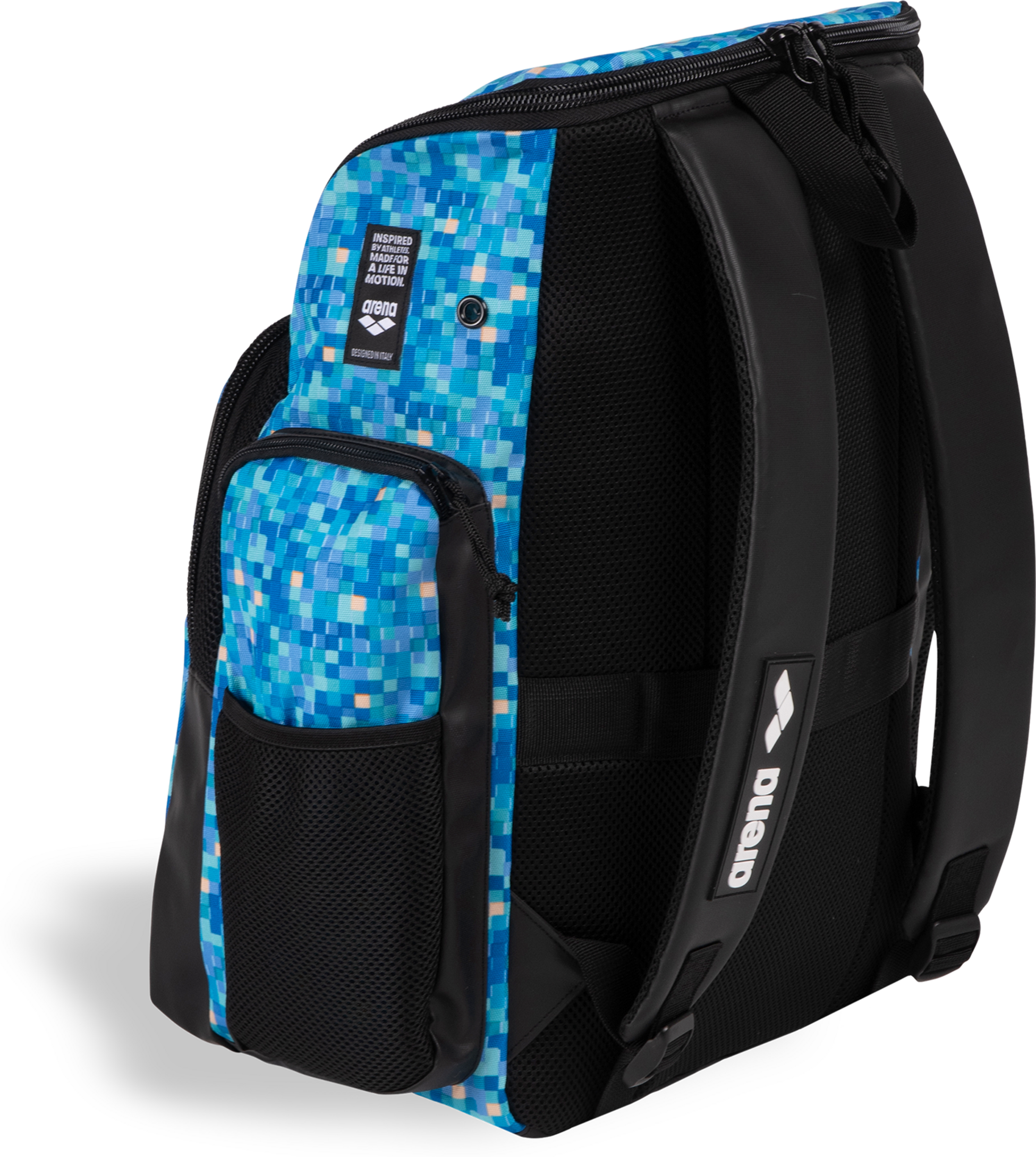 ARENA, Spiky III Backpack 35 Allover Pooltiles