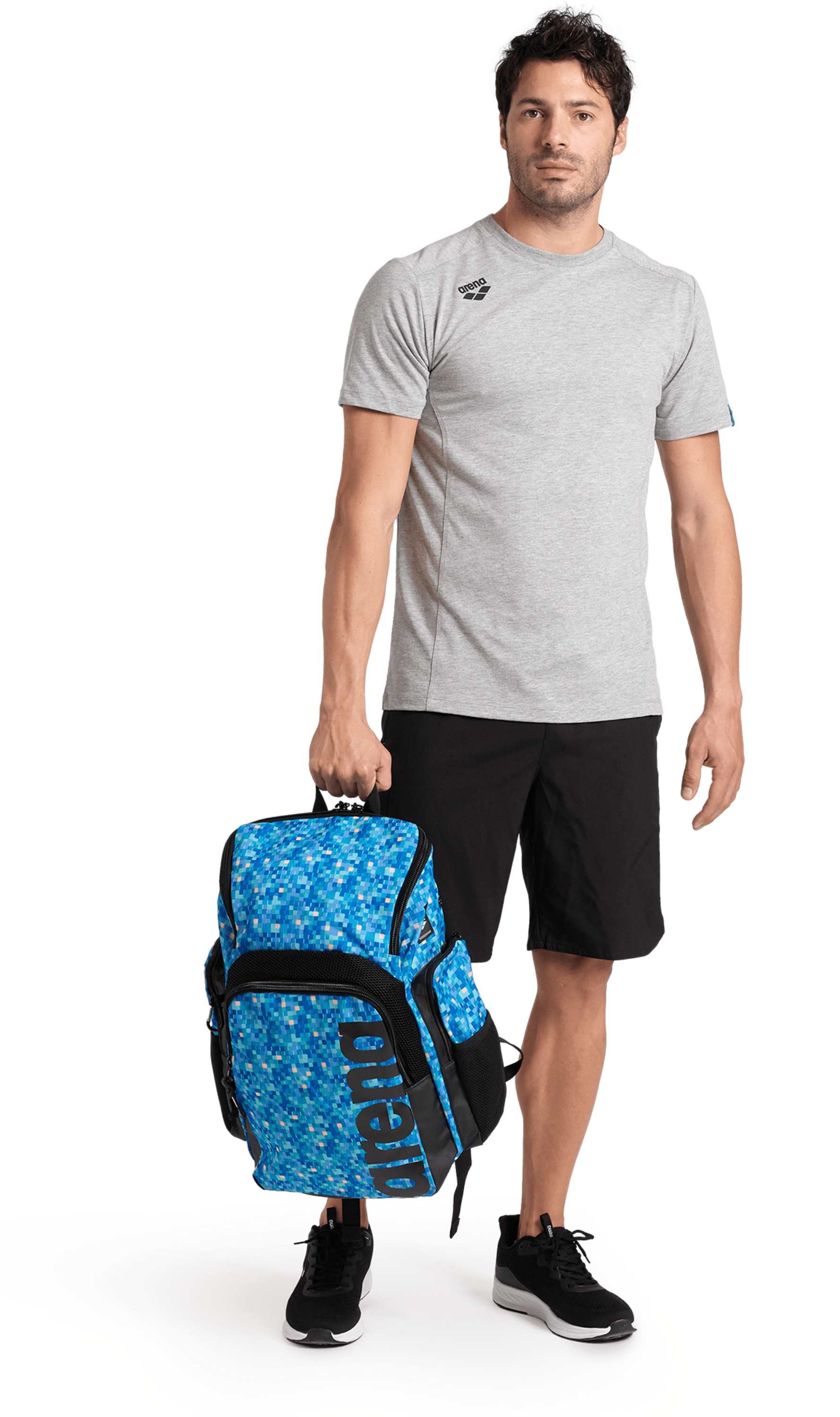 ARENA, Spiky III Backpack 35 Allover Pooltiles