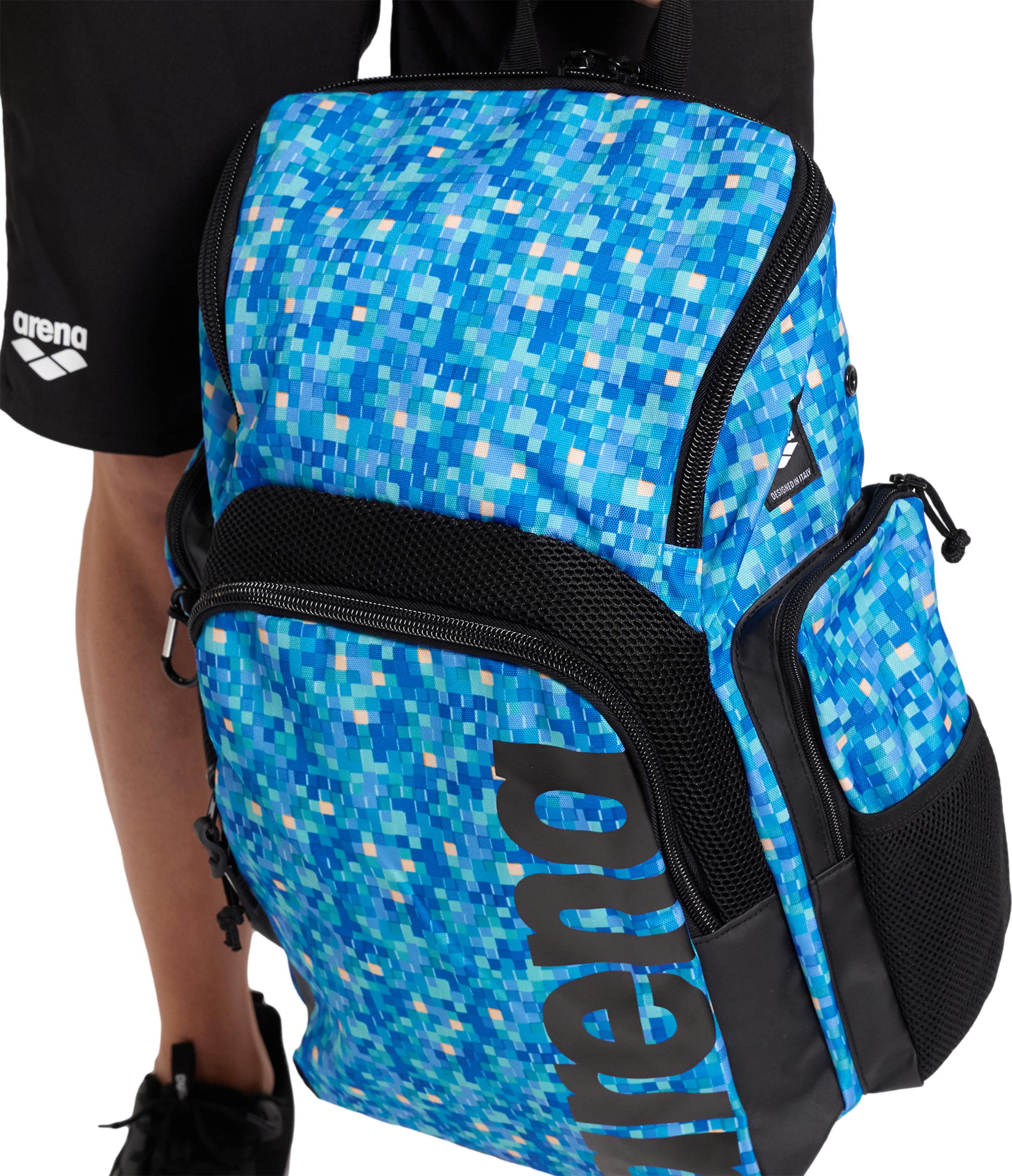 ARENA, Spiky III Backpack 35 Allover Pooltiles