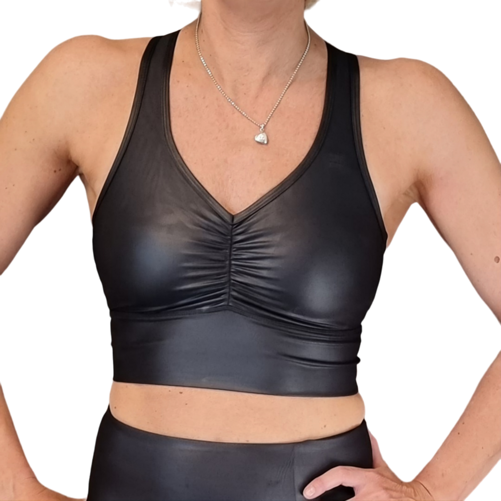 SHE DID, Sport-bh Black Shine