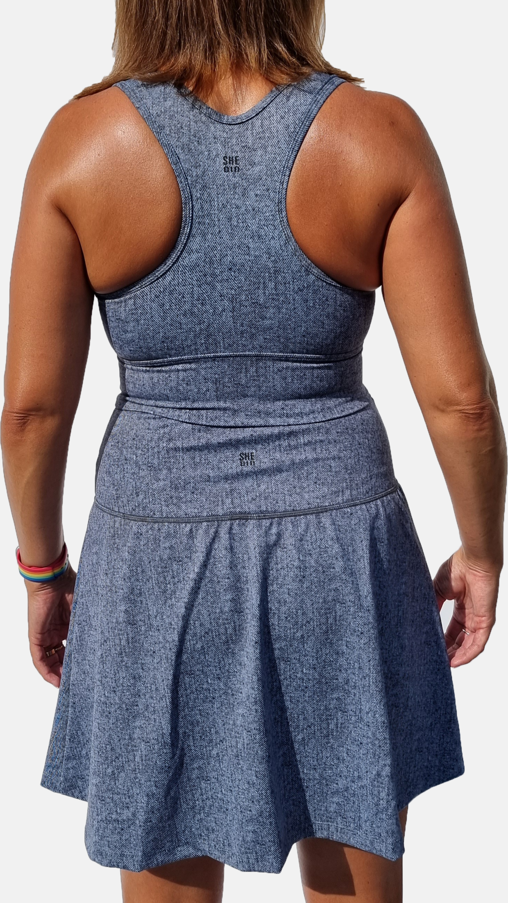 SHE DID, Sport-bh Grå Jeans