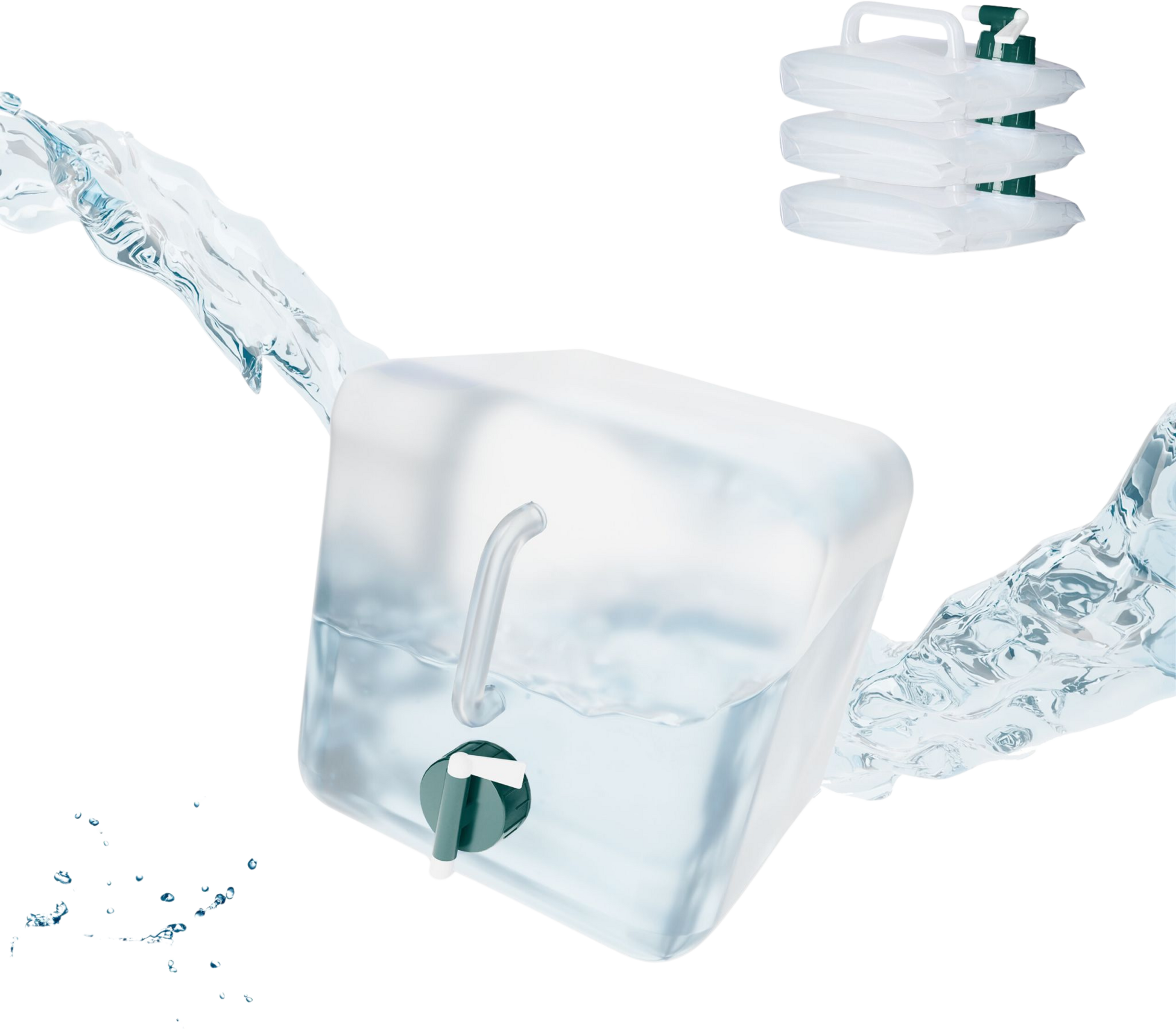 B2X, Square Collapsible Capsules In A Set Of 4