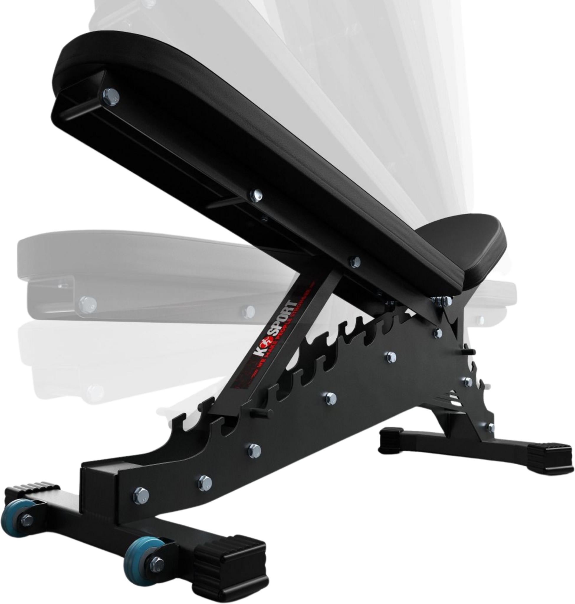 K-SPORT, Squat Rack Set Med Justerbar Viktb&auml;nk