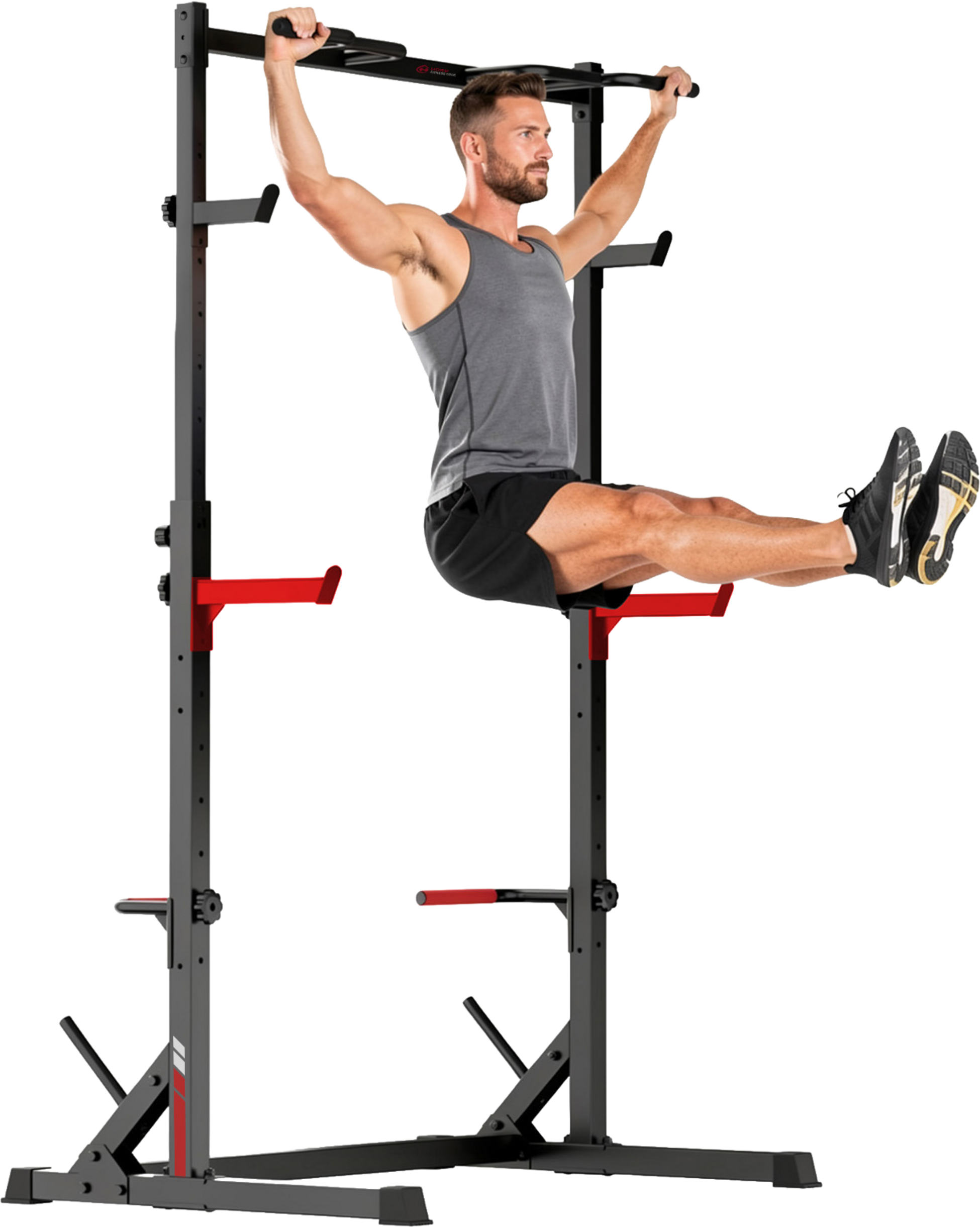 HOMEFITNESSCODE, Squat Rack With Pull Up Bar Power Rack 300kg Home Gym