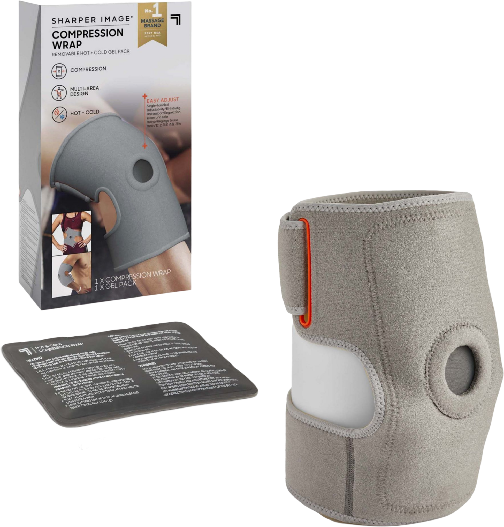 SHARPER IMAGE, St&ouml;d F&ouml;r Armb&aring;ge/kn&auml;/rygg