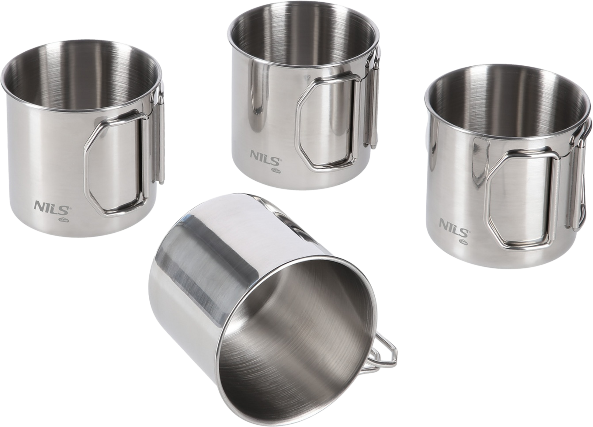 NORTHIX, Stainless Steel 4-cup Set