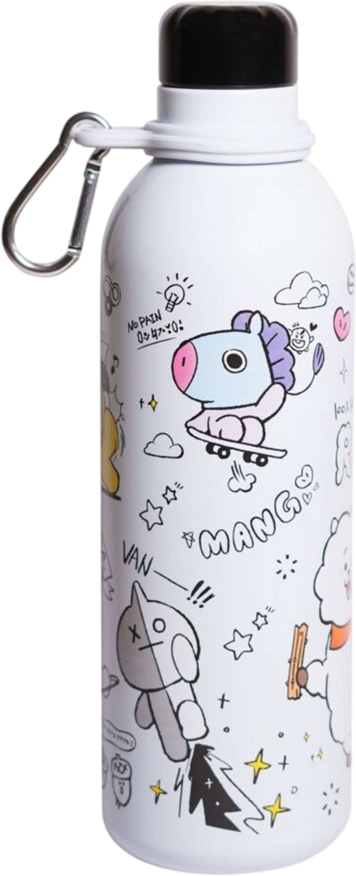 NORTHIX, Stainless Steel Water Bottle 500ml, Durable And Leak-proof