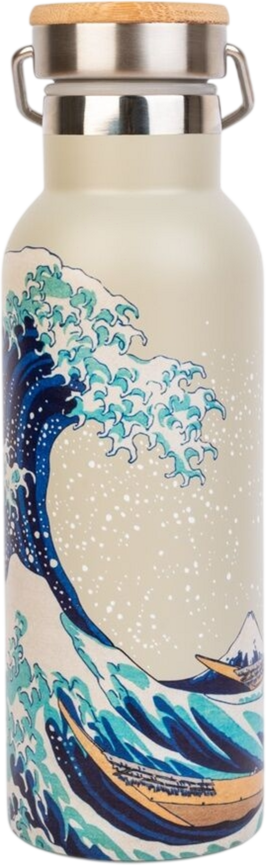 NORTHIX, Stainless Steel Water Bottle 500ml - Great Wave Design