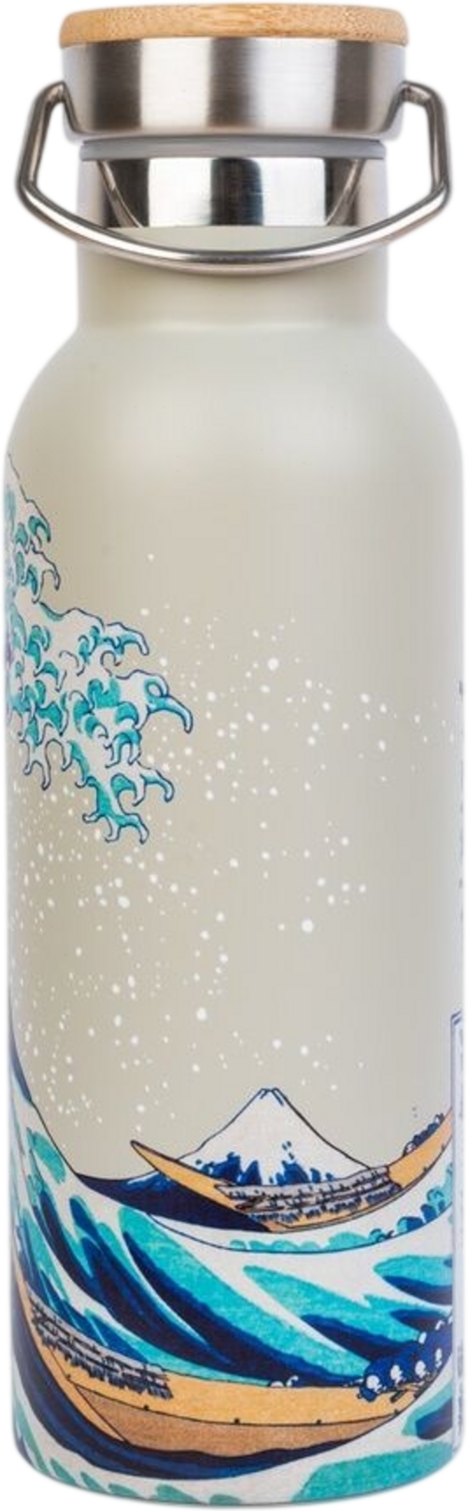 NORTHIX, Stainless Steel Water Bottle 500ml - Great Wave Design