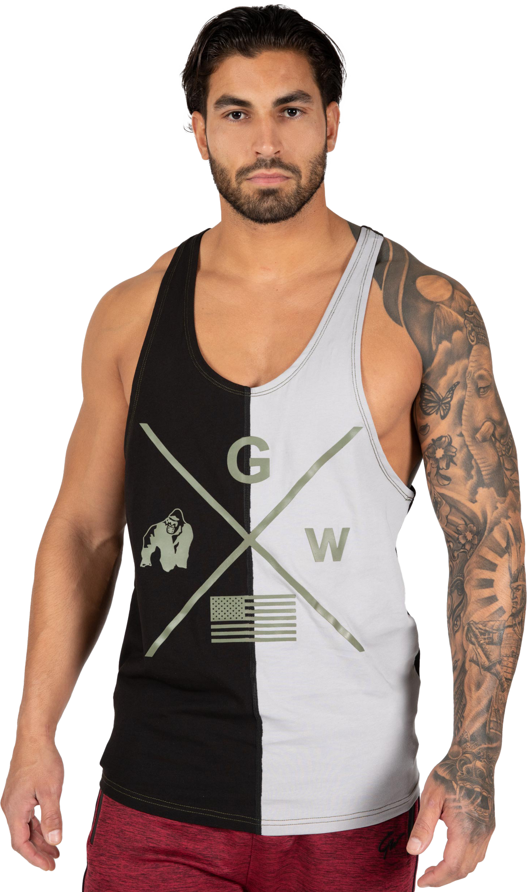 GORILLA WEAR, Sterling Stringer Tank Top