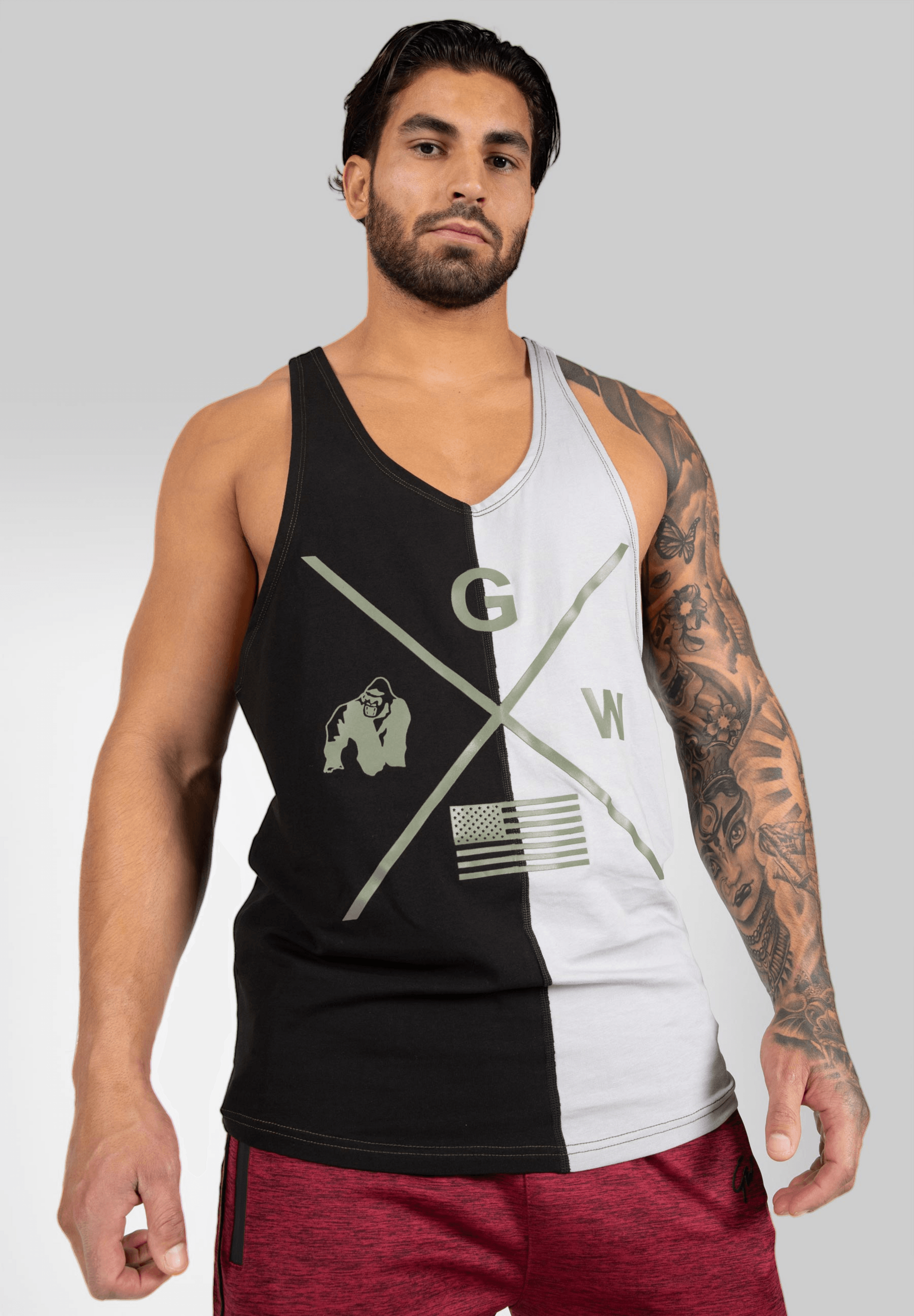 GORILLA WEAR, Sterling Stringer Tank Top