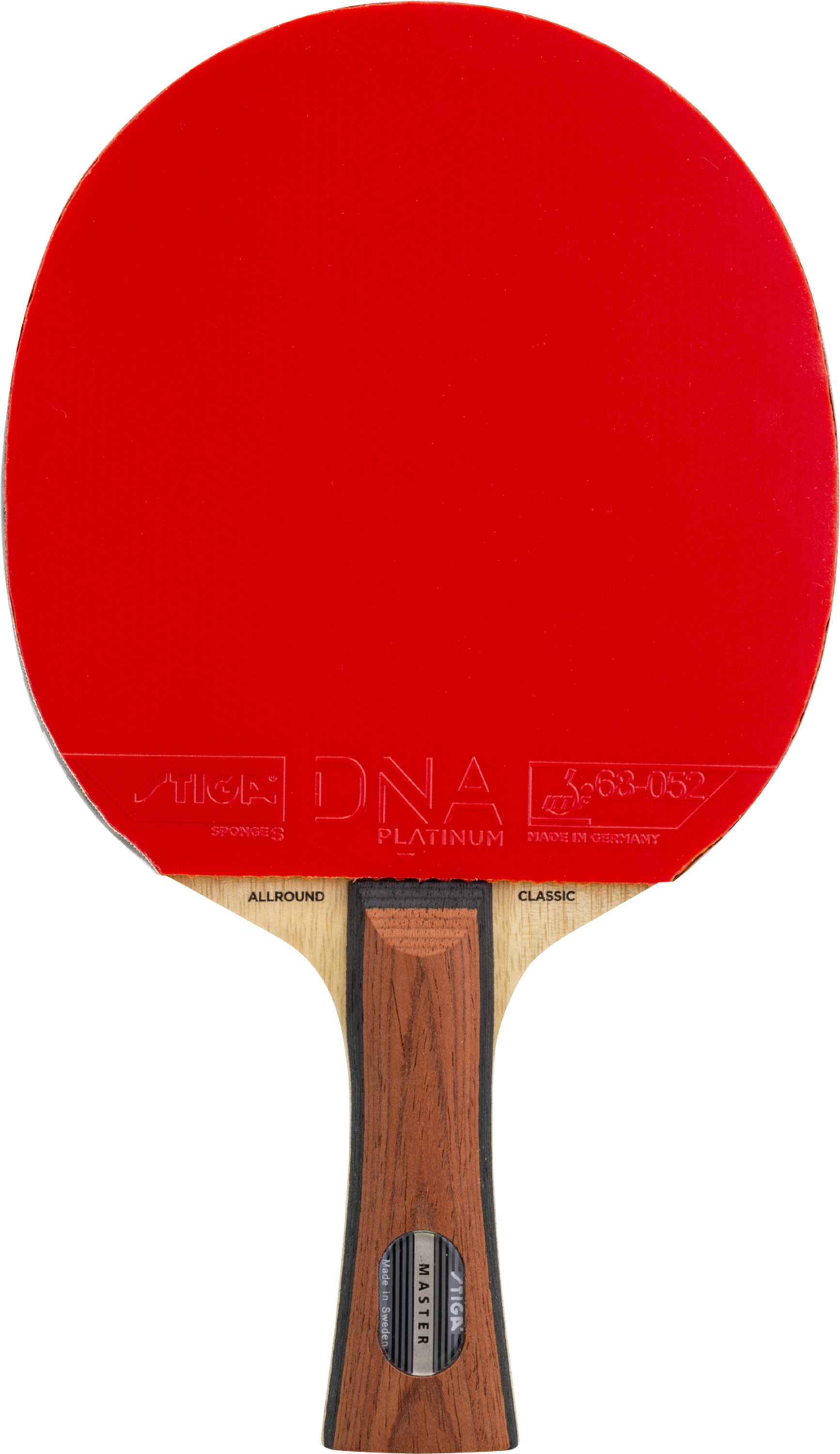 STIGA, Stiga F&auml;rdiglimmat Pingisracket Allround Classic Kontroll, Niv&aring; 3 &ndash; Platinum