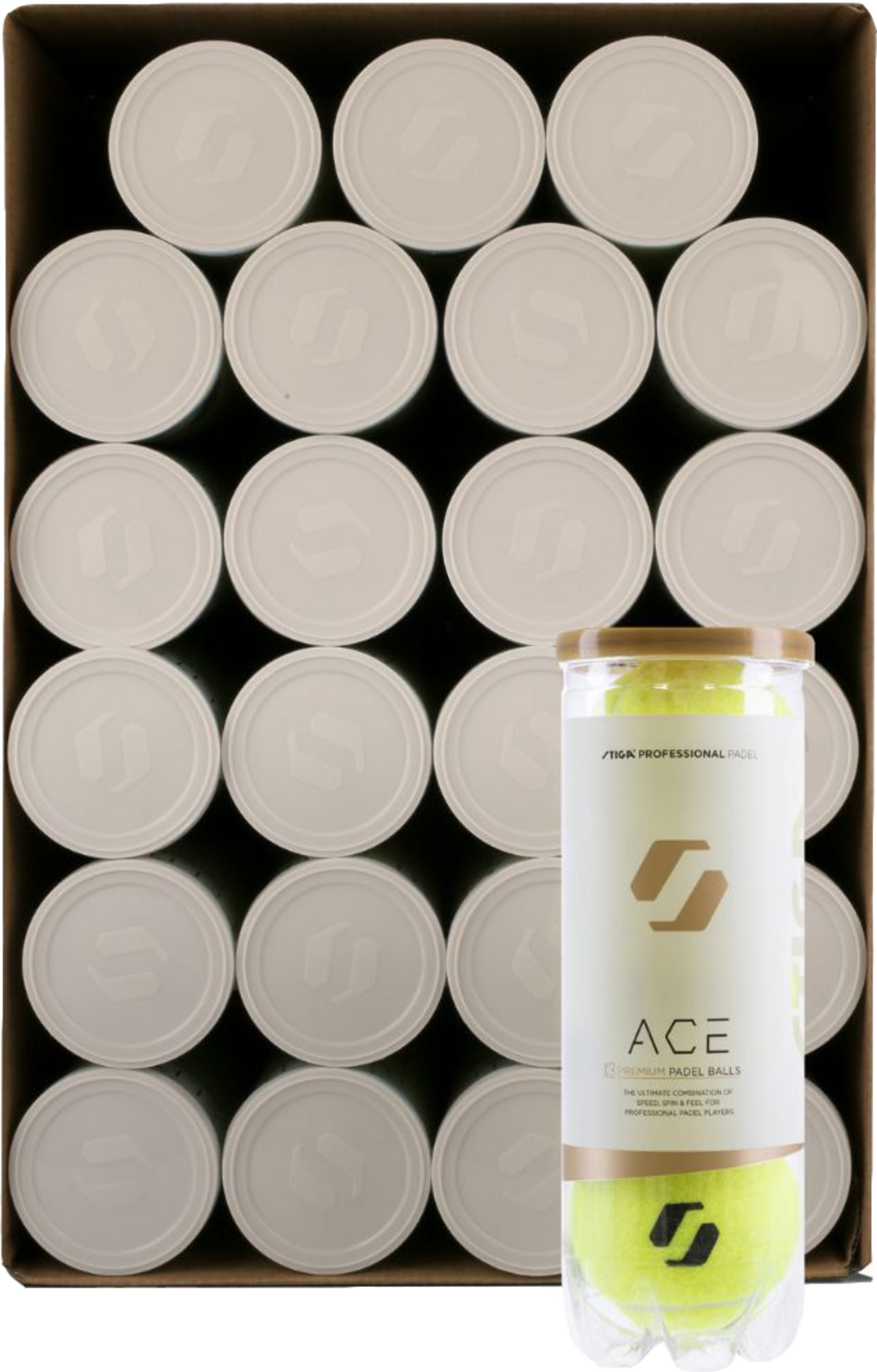 STIGA, Stiga Padel Boll Ace 24 Pack