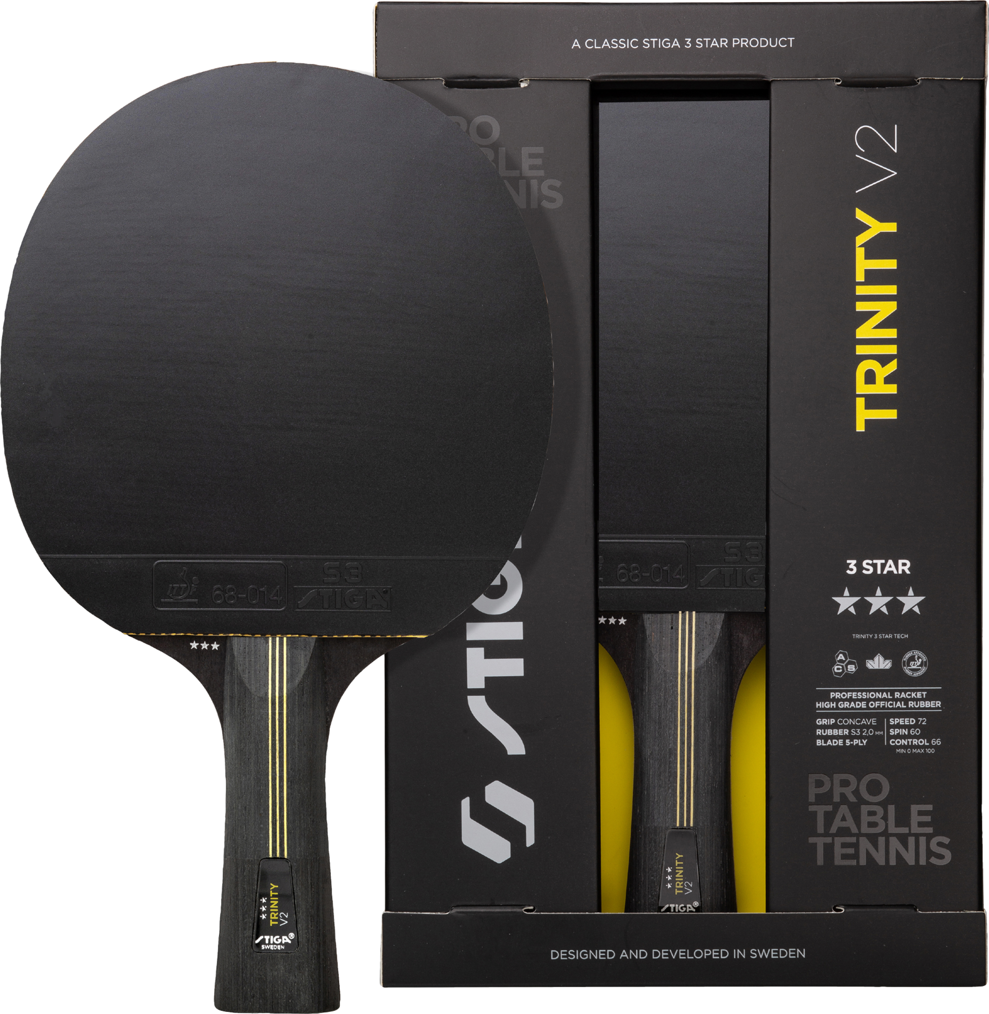 STIGA, Stiga Pingisracket Trinity V2, 3-stj&auml;rnigt