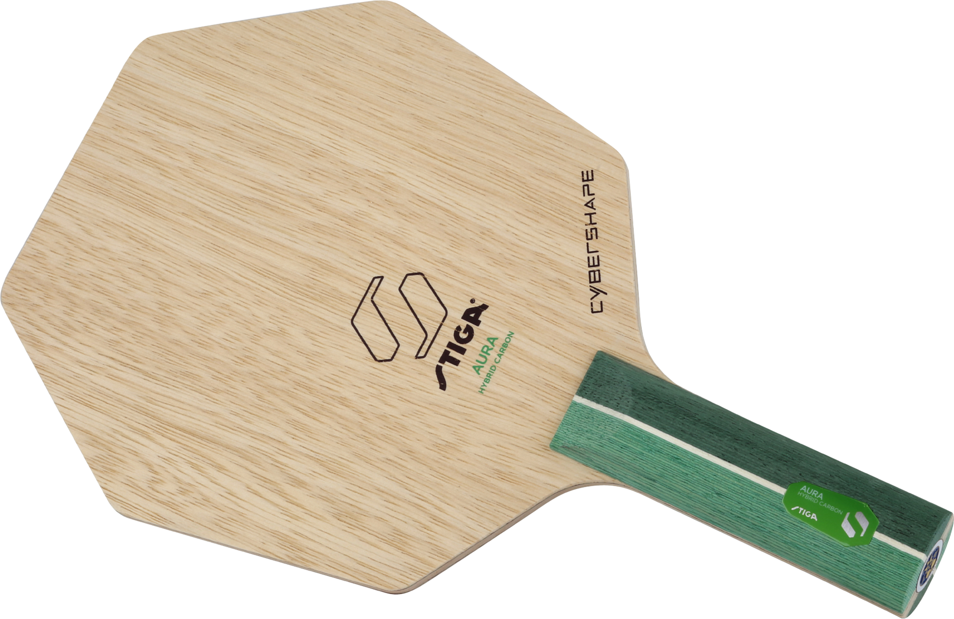 STIGA, Stiga Pingisstomme Aura Hybrid Carbon Cybershape