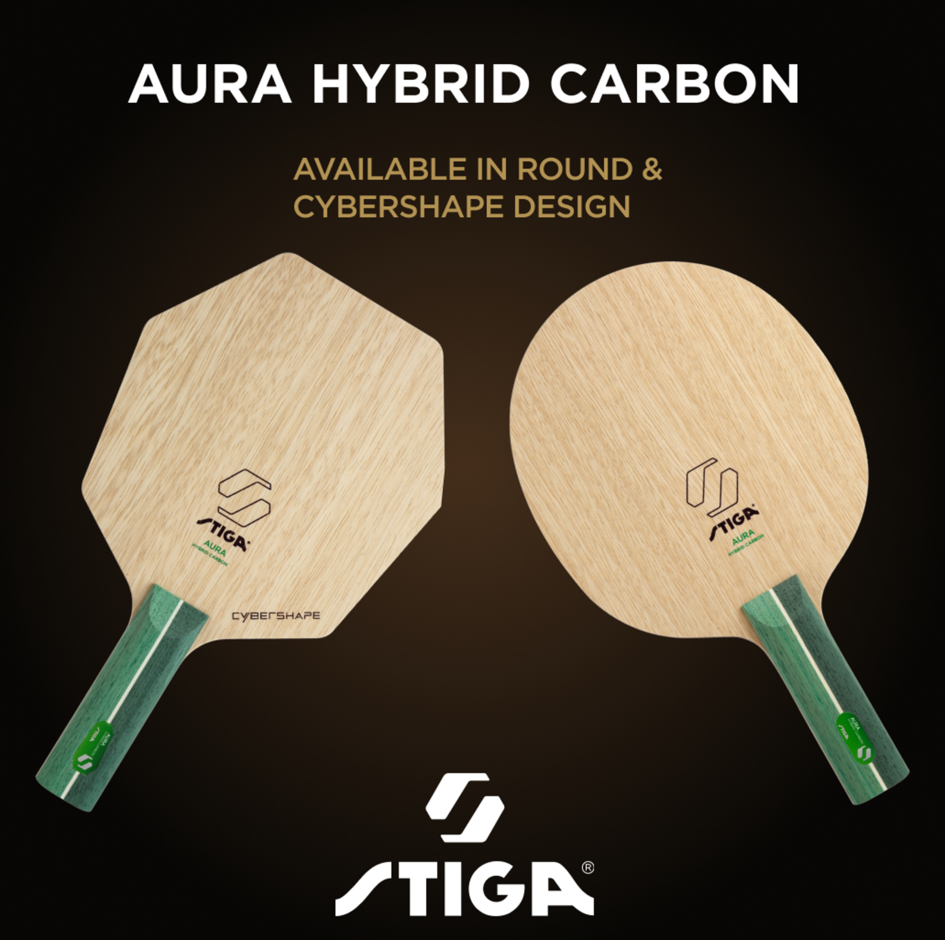 STIGA, Stiga Pingisstomme Aura Hybrid Carbon