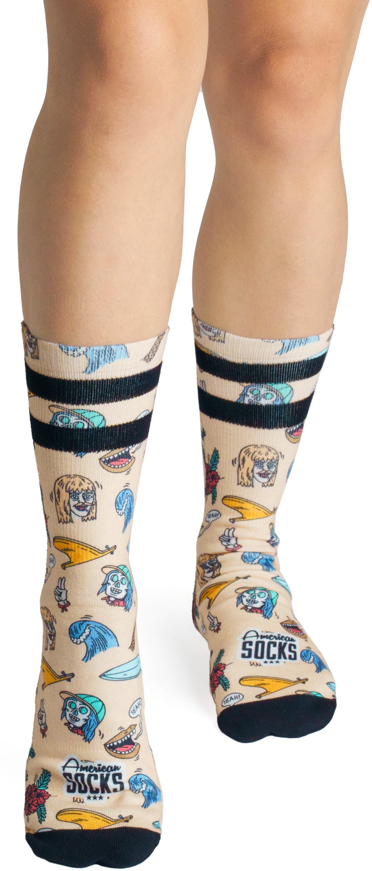 AMERICAN SOCKS, Stinky Surfer - Mid High