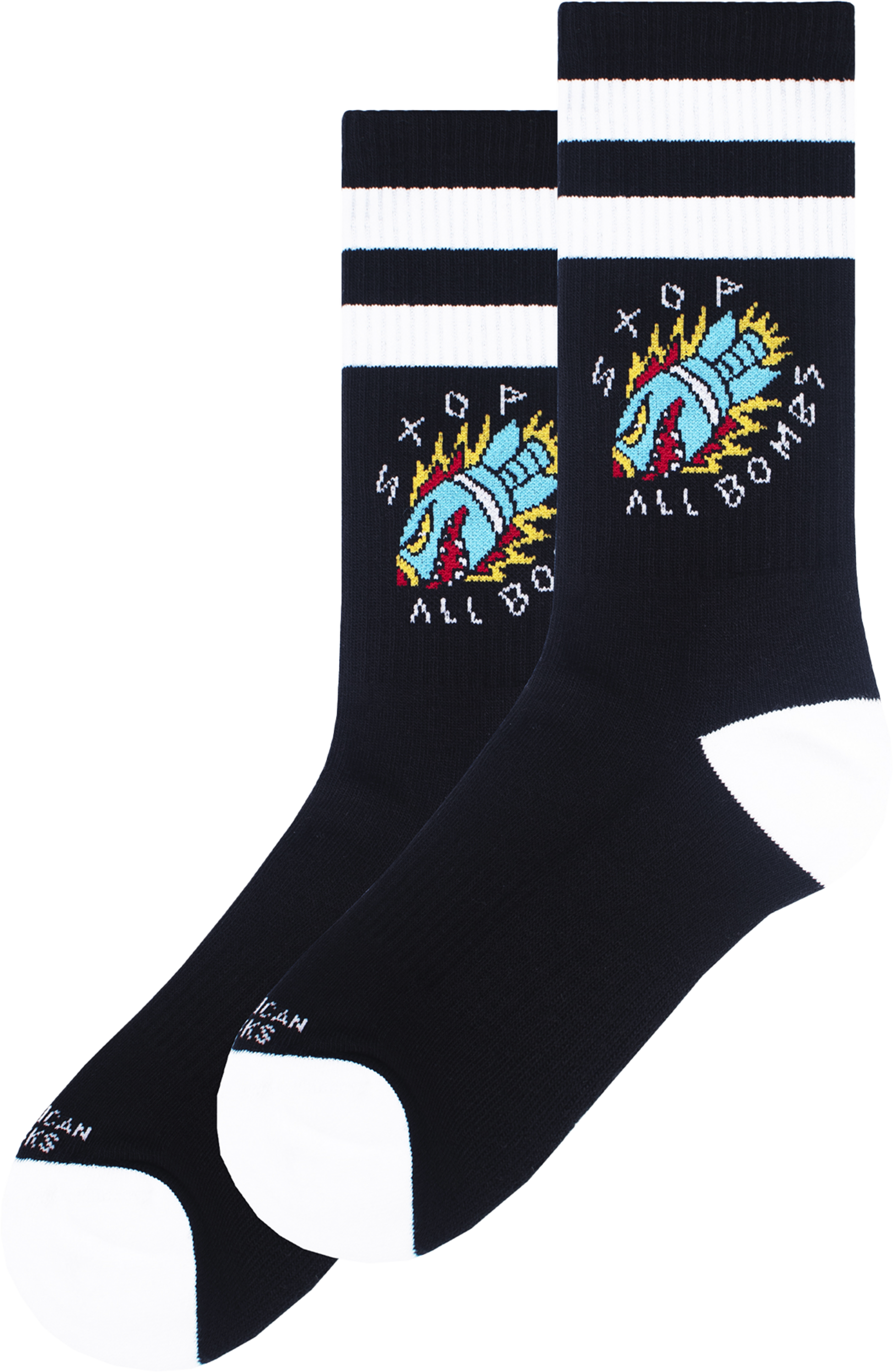 AMERICAN SOCKS, Stop All Bombs - Mid High